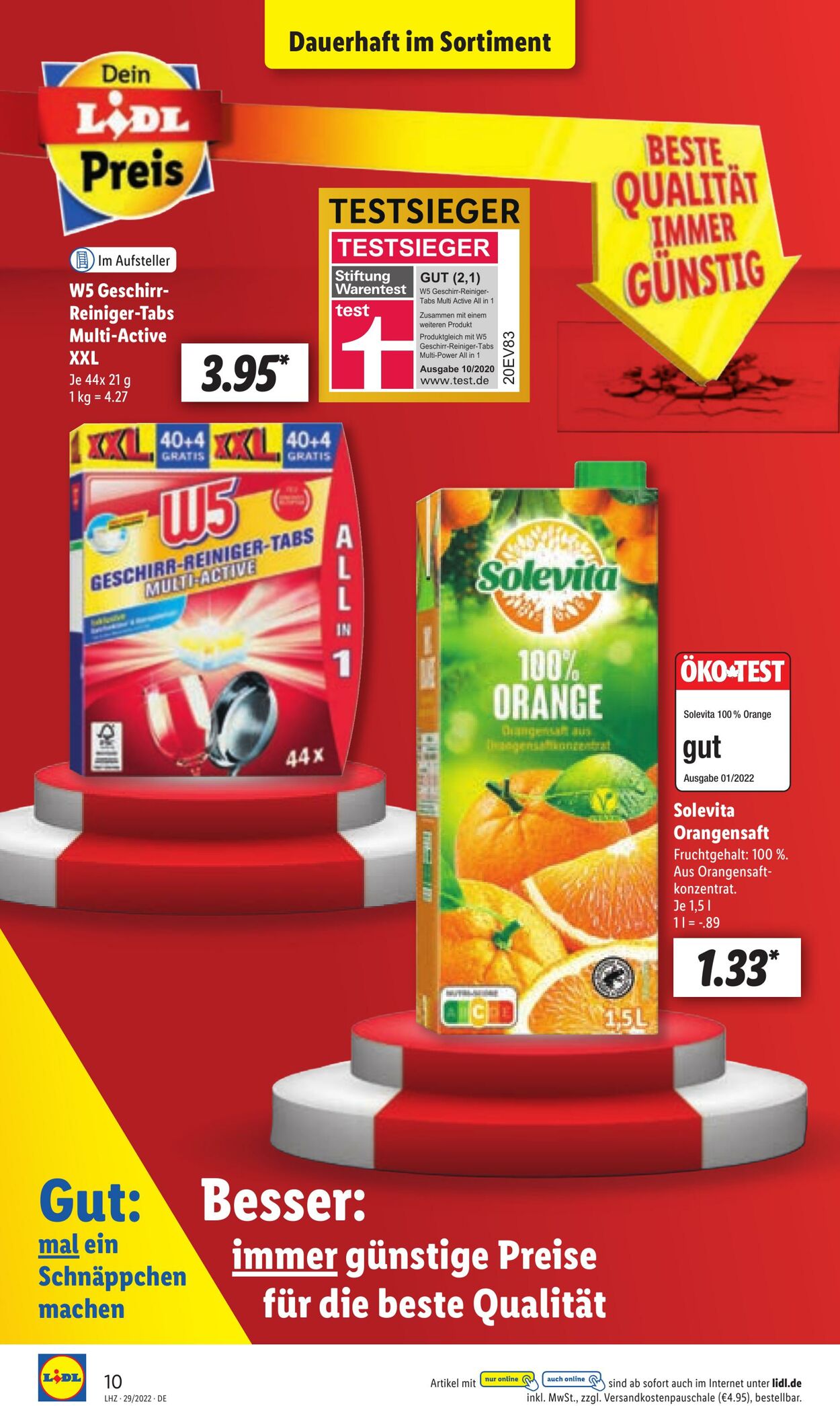 Prospekt Lidl 18.07.2022 - 23.07.2022