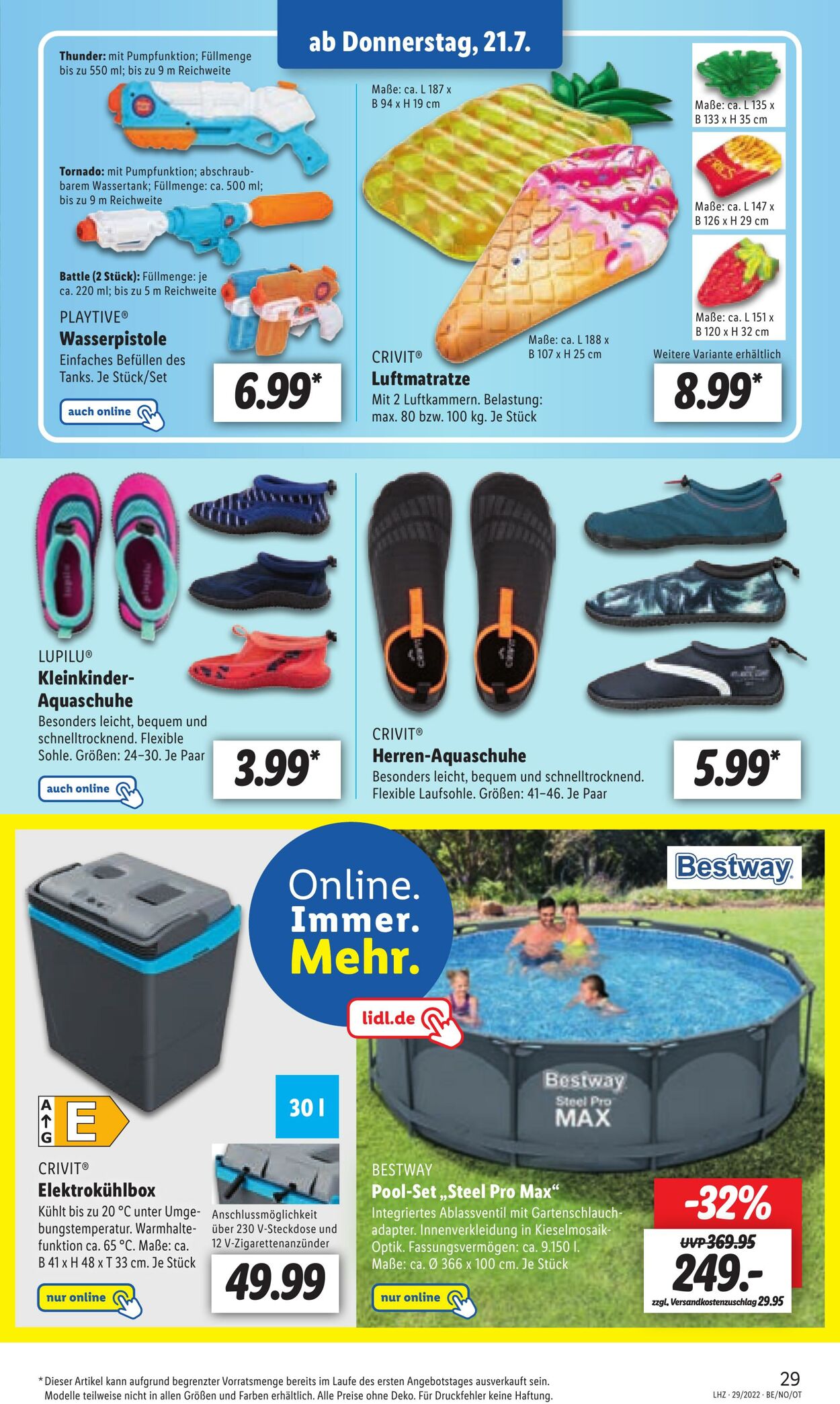 Prospekt Lidl 18.07.2022 - 23.07.2022