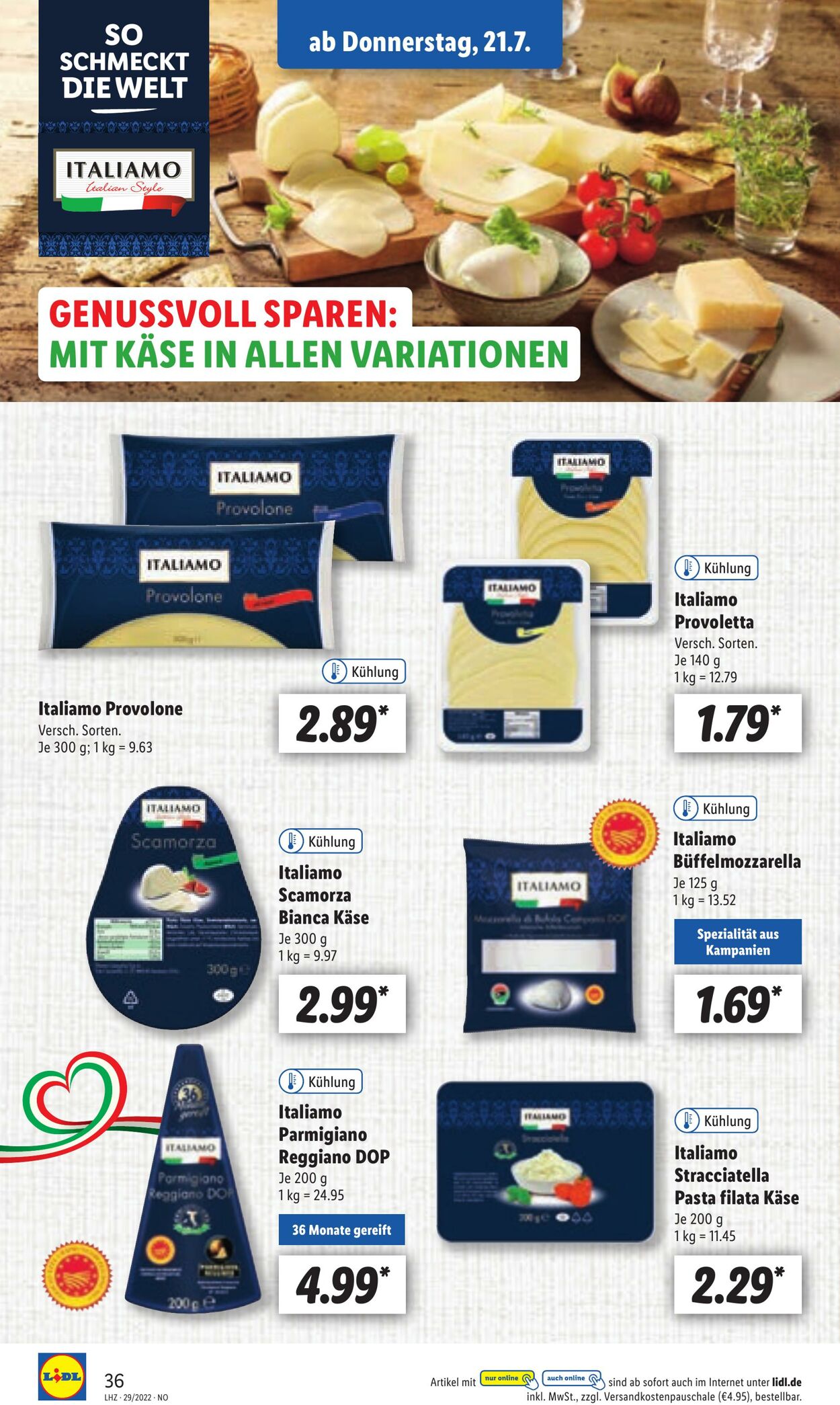 Prospekt Lidl 18.07.2022 - 23.07.2022