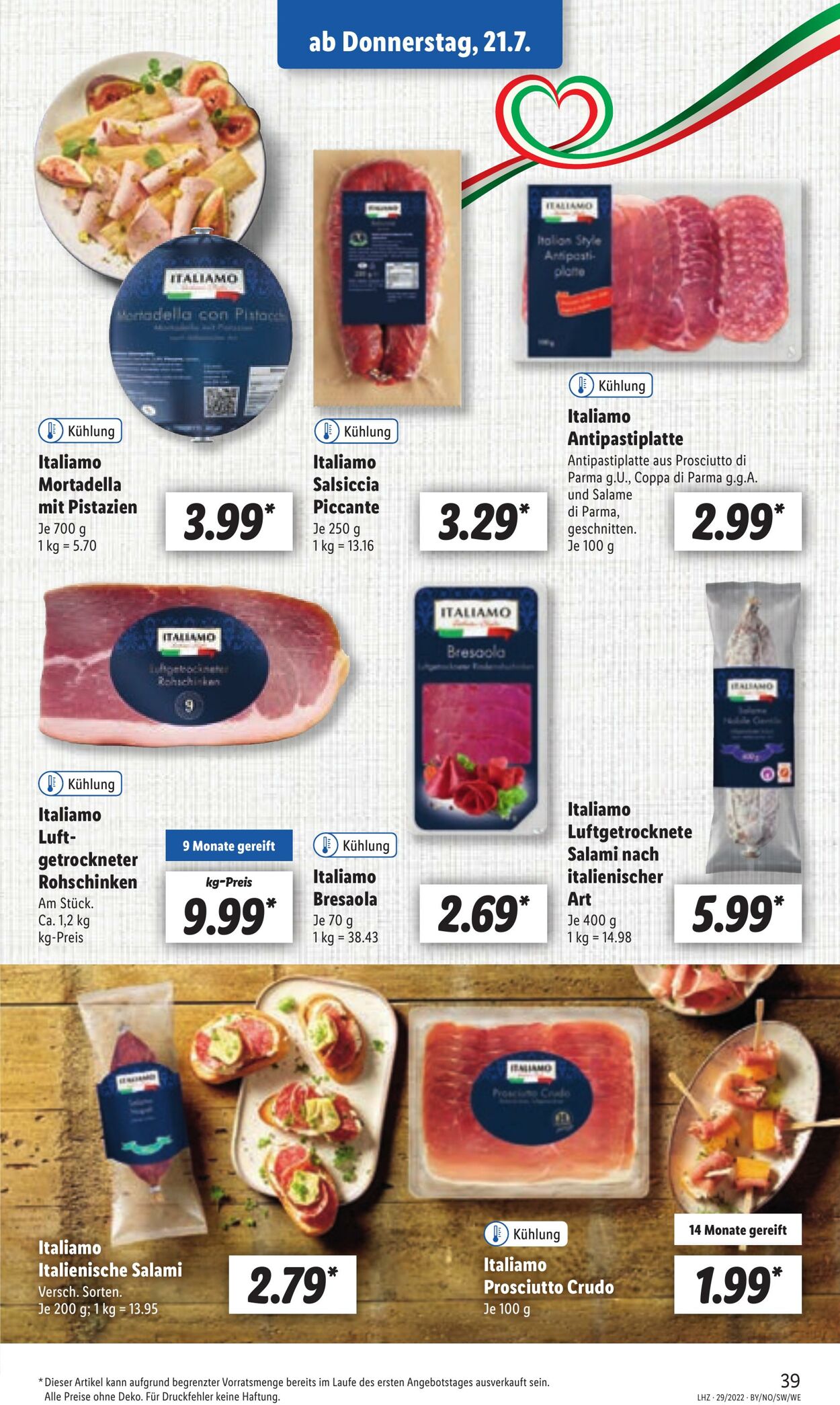 Prospekt Lidl 18.07.2022 - 23.07.2022