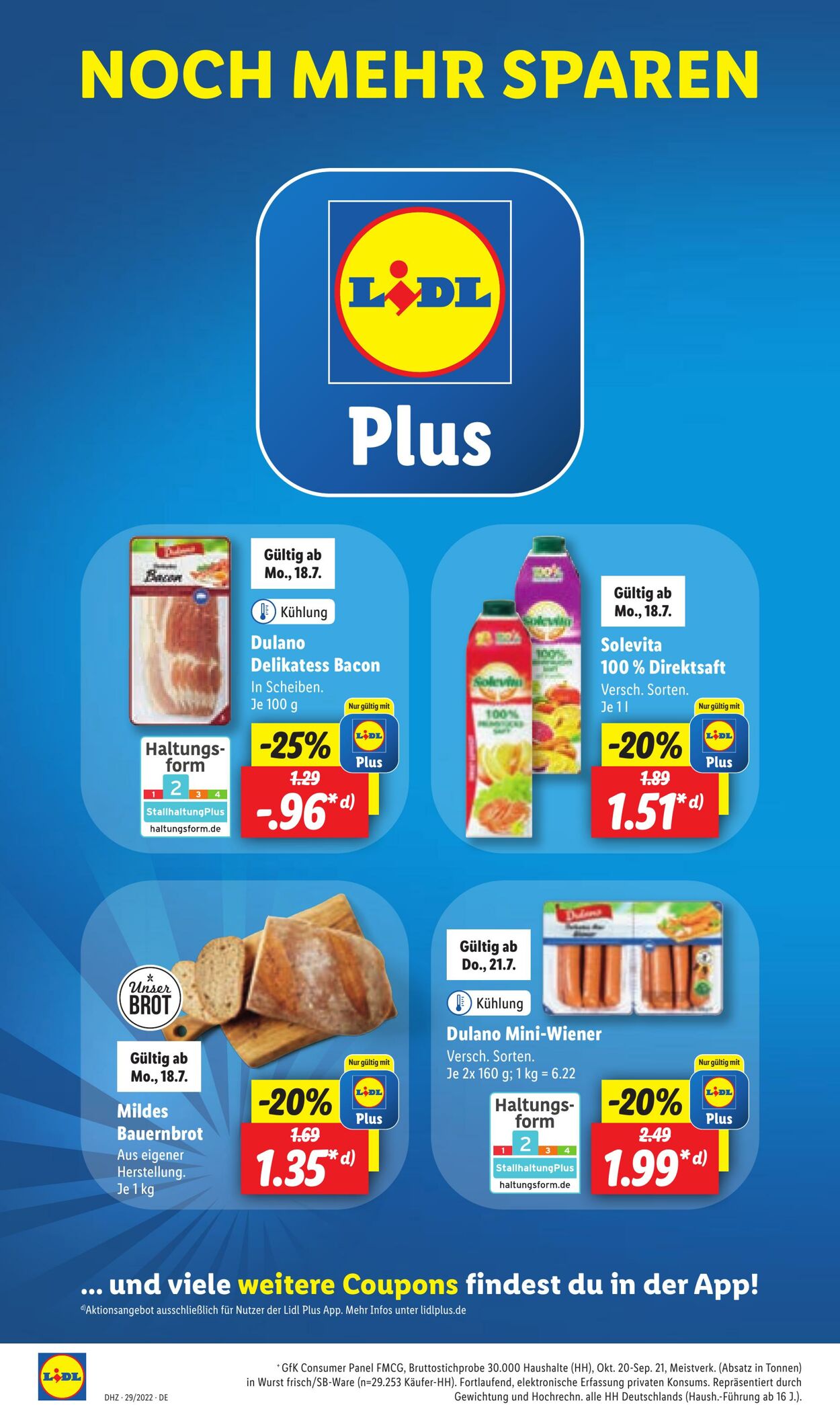 Prospekt Lidl 18.07.2022 - 23.07.2022