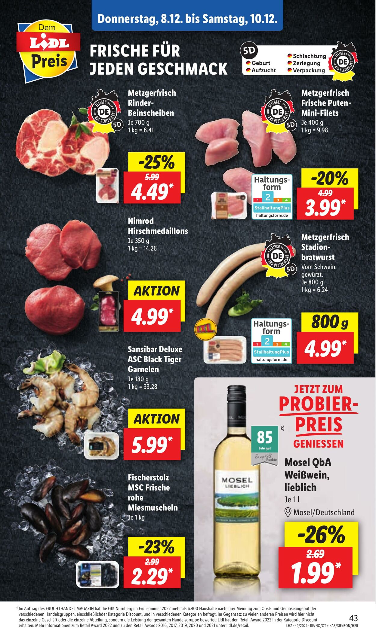 Prospekt Lidl 05.12.2022 - 10.12.2022