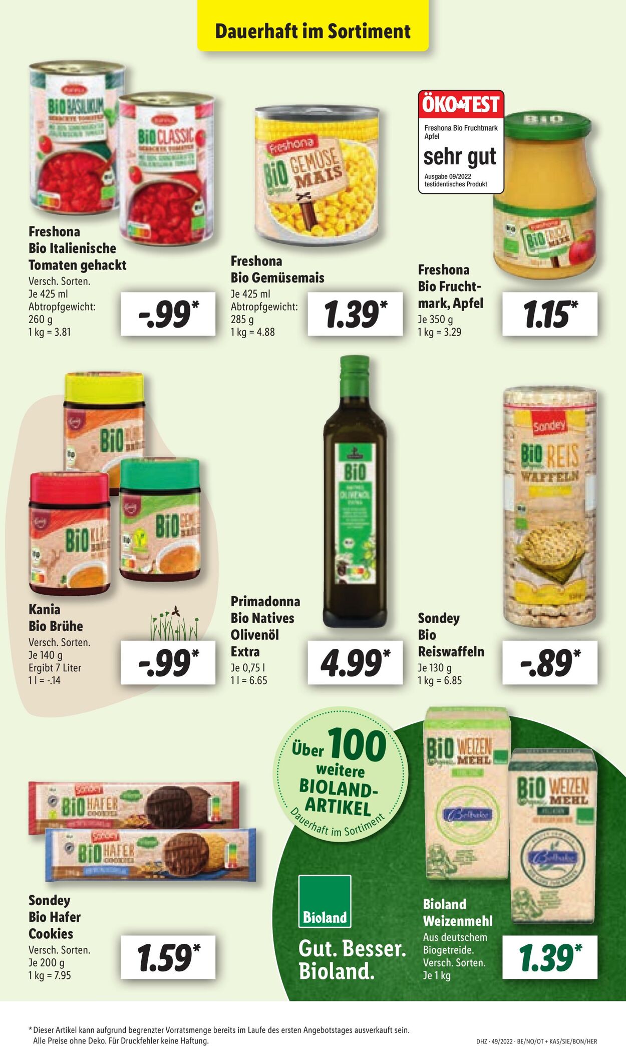 Prospekt Lidl 05.12.2022 - 10.12.2022