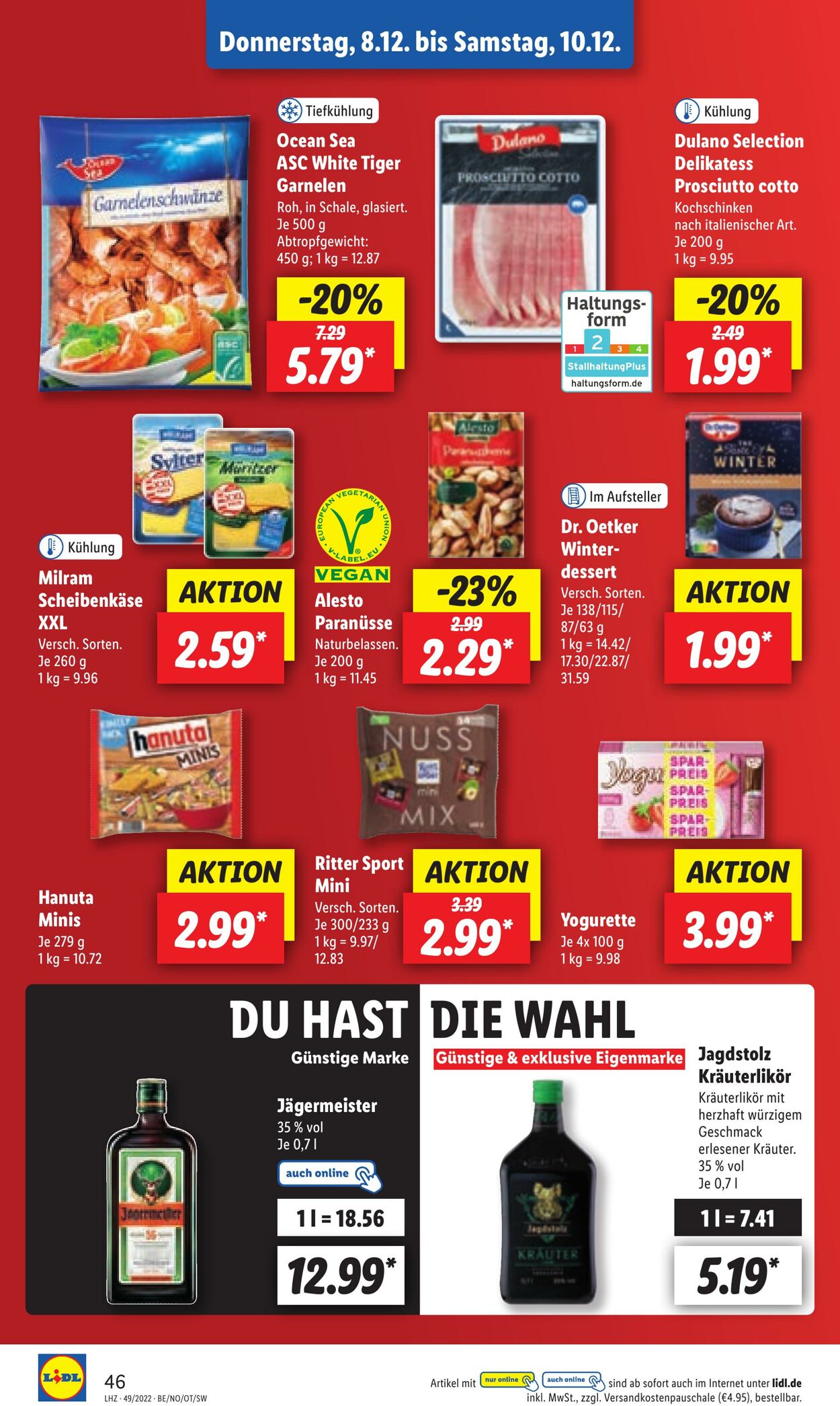 Prospekt Lidl 05.12.2022 - 10.12.2022