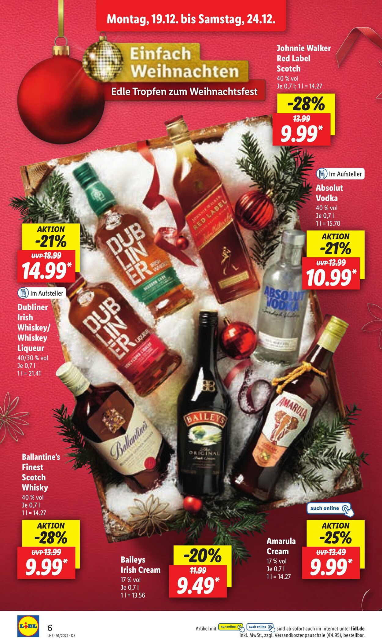 Prospekt Lidl 19.12.2022 - 24.12.2022