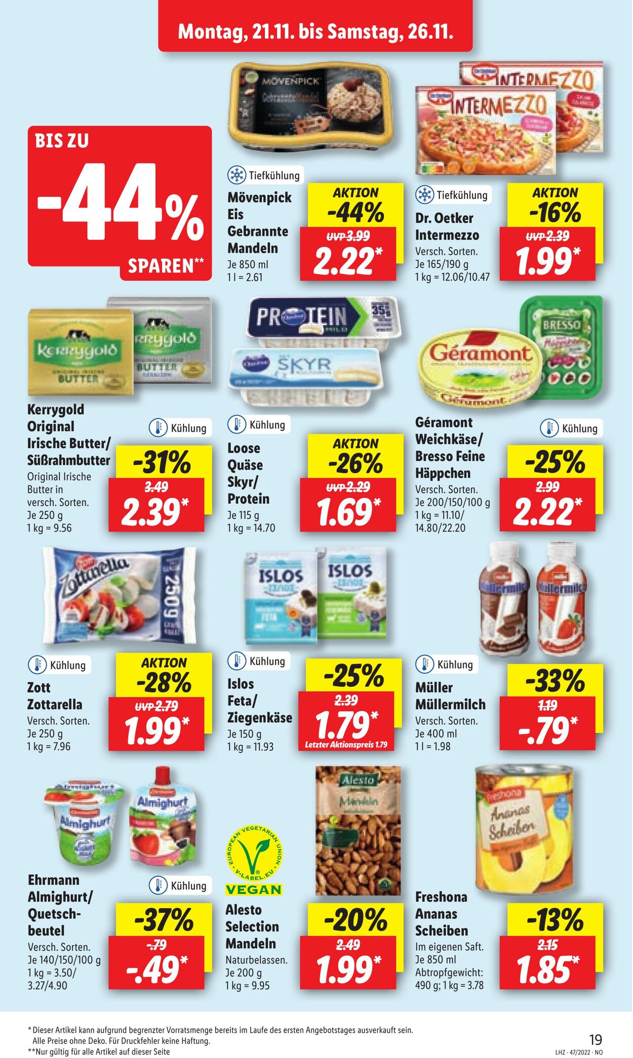 Prospekt Lidl 21.11.2022 - 26.11.2022