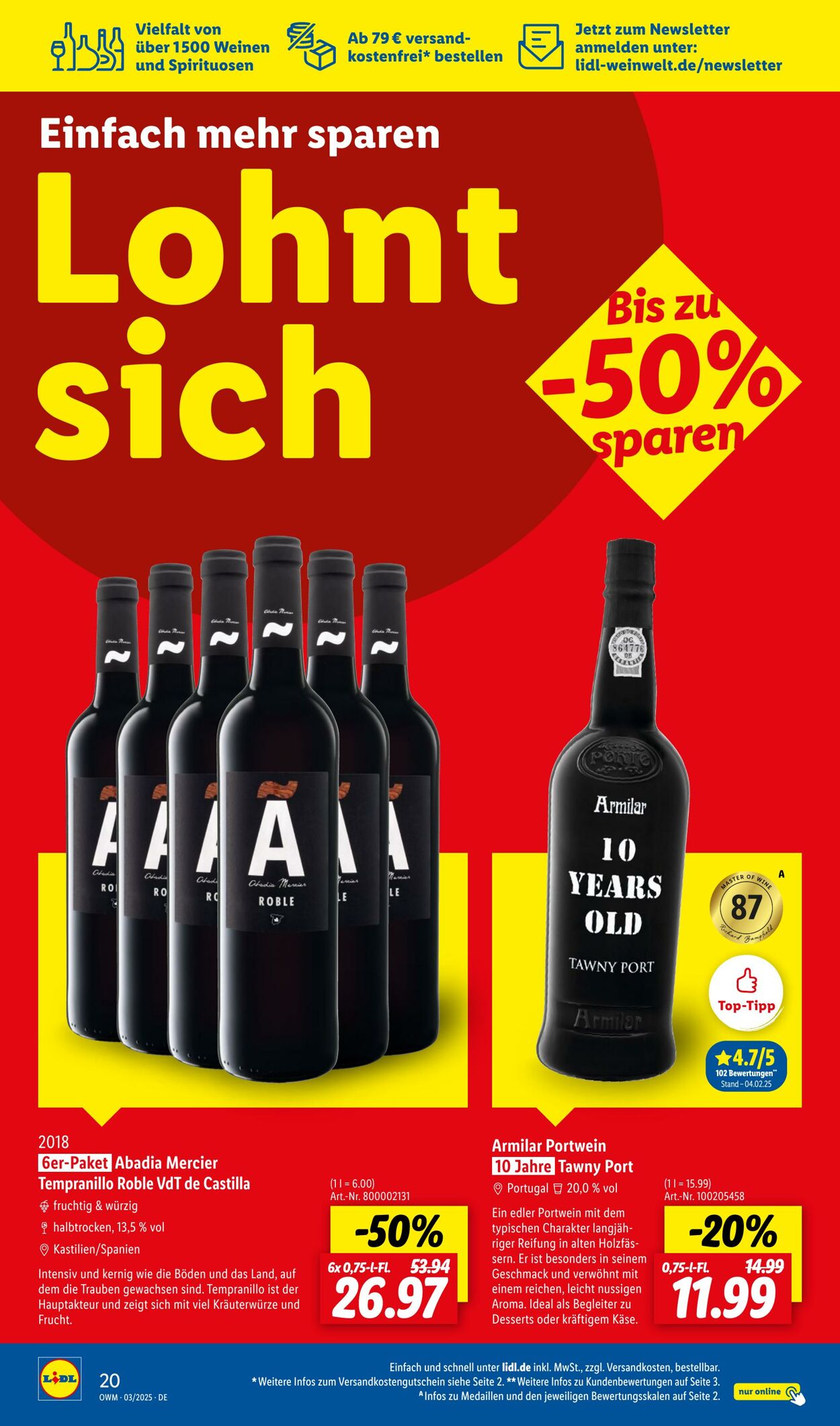 Prospekt Lidl 01.03.2025 - 31.03.2025