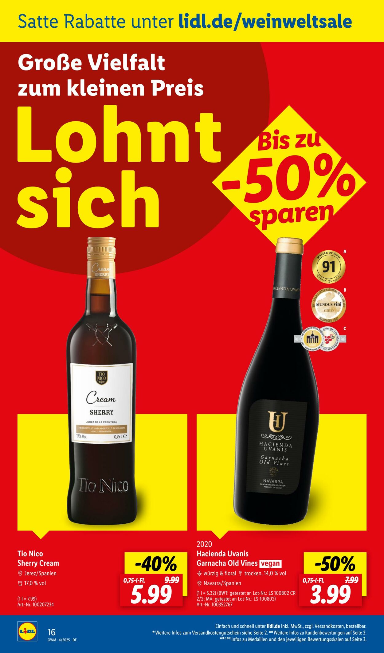 Prospekt Lidl 01.04.2025 - 30.04.2025