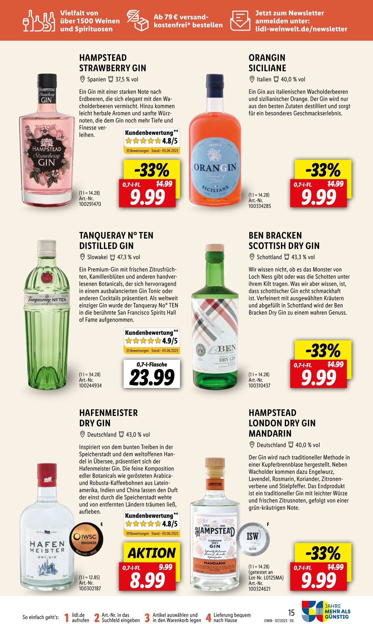 Prospekt Lidl 01.07.2023 - 31.07.2023