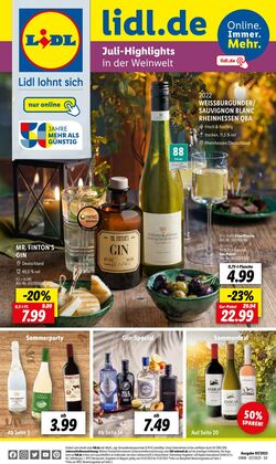 Prospekt Lidl 01.07.2023 - 31.07.2023