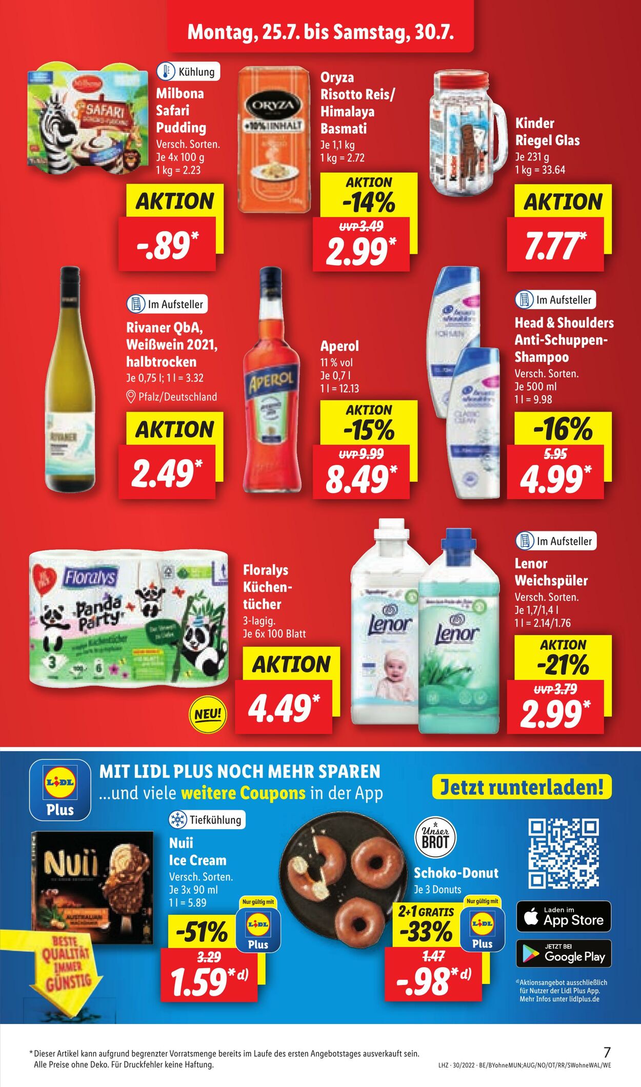 Prospekt Lidl 25.07.2022 - 30.07.2022