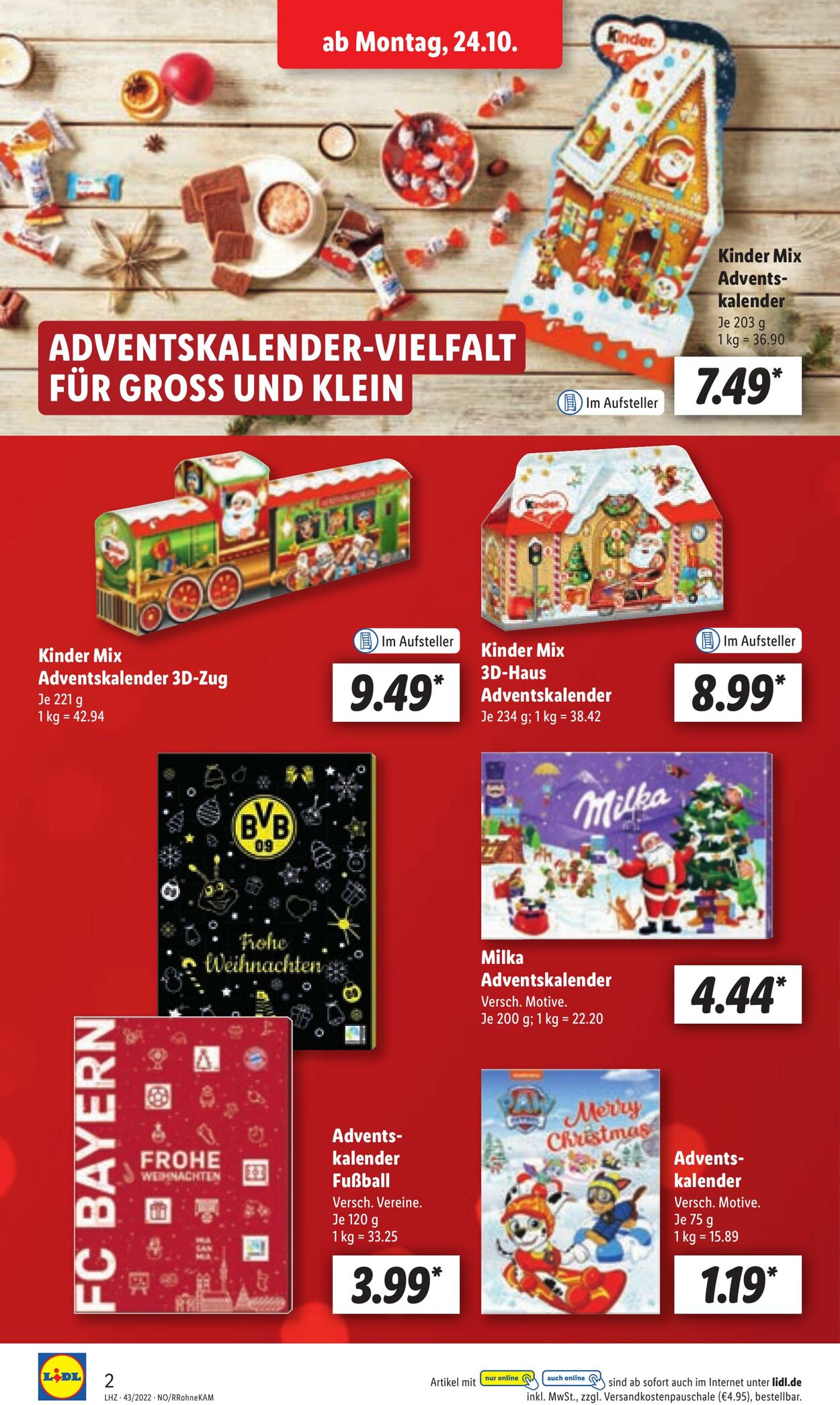 Prospekt Lidl 24.10.2022 - 29.10.2022