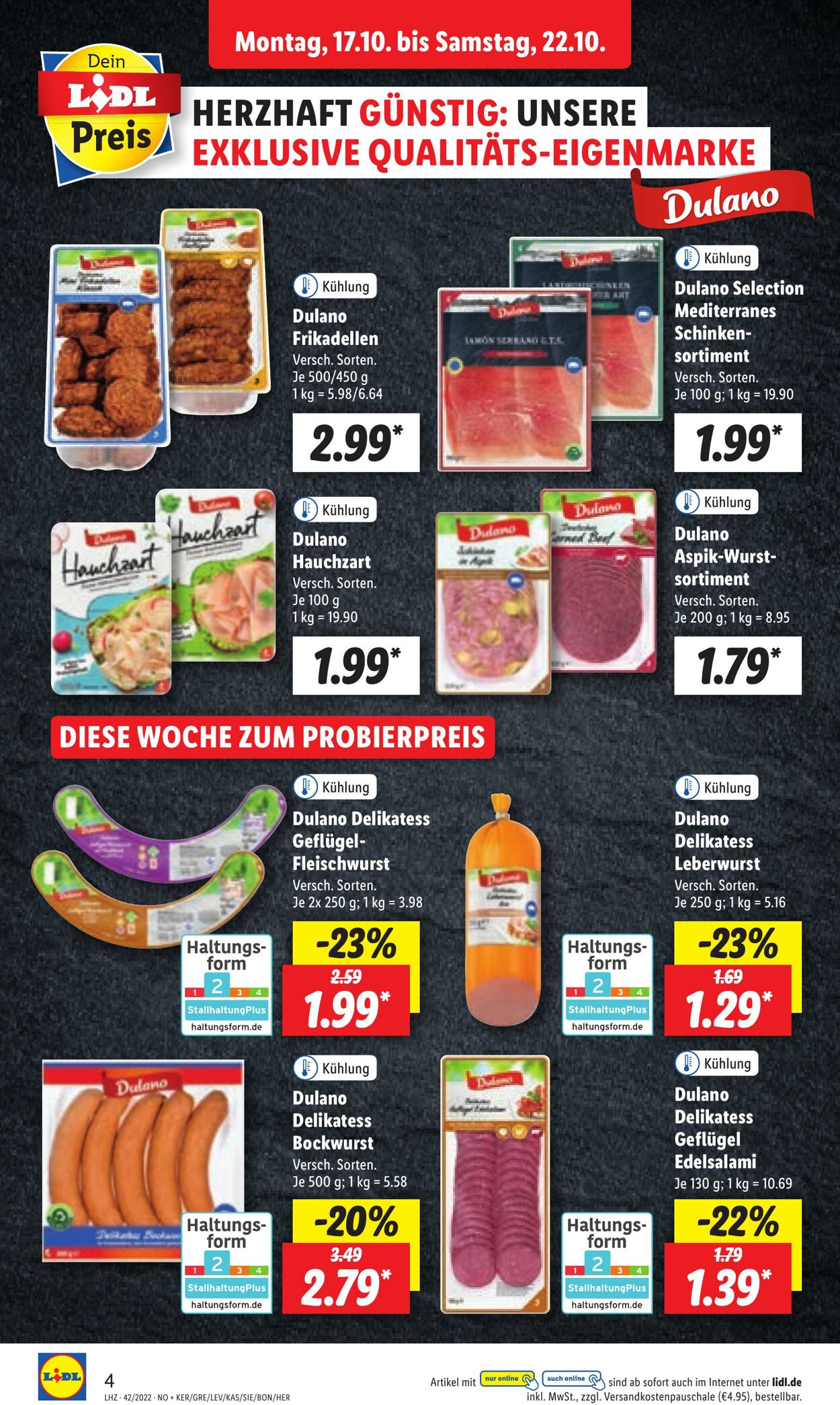 Prospekt Lidl 17.10.2022 - 22.10.2022