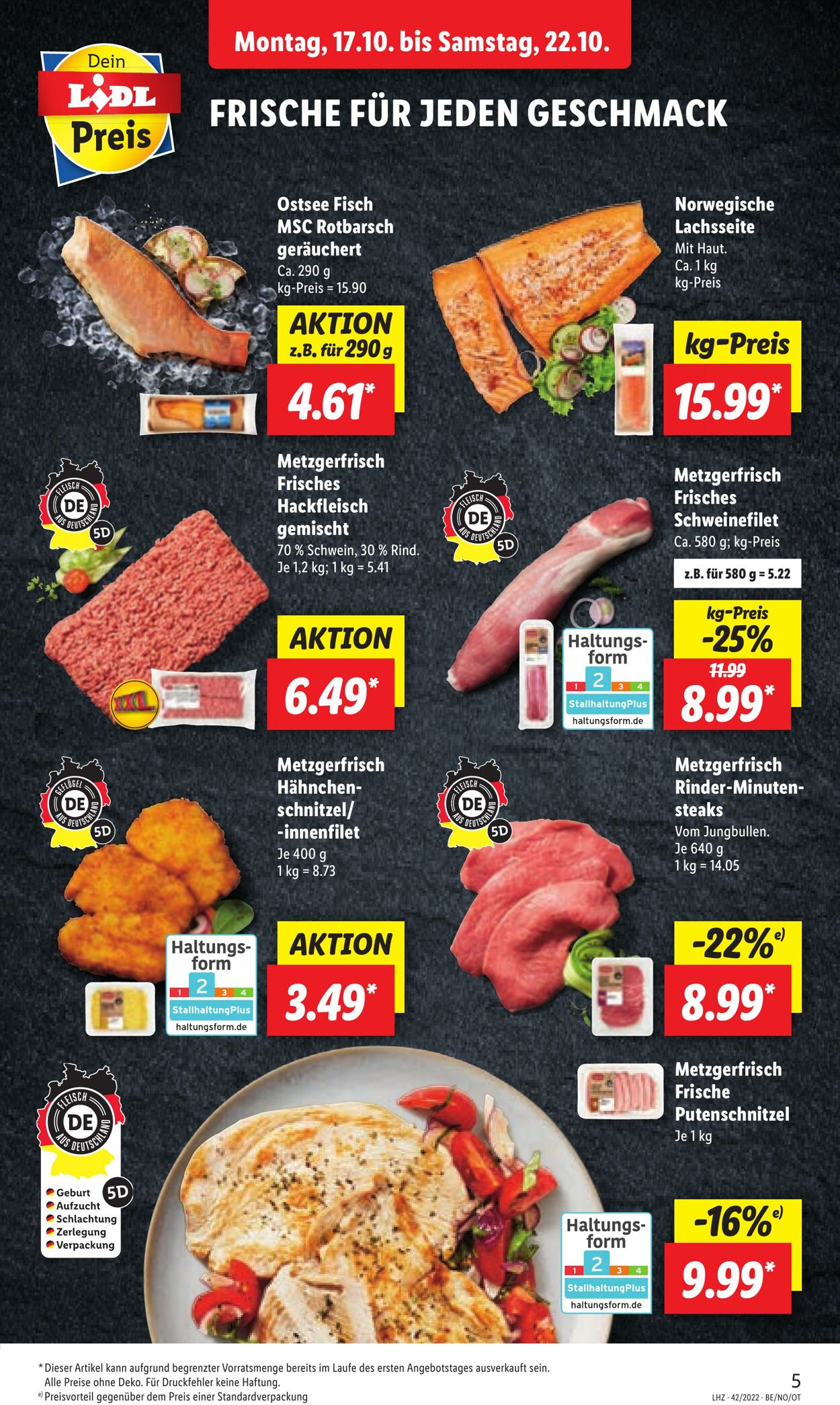 Prospekt Lidl 17.10.2022 - 22.10.2022