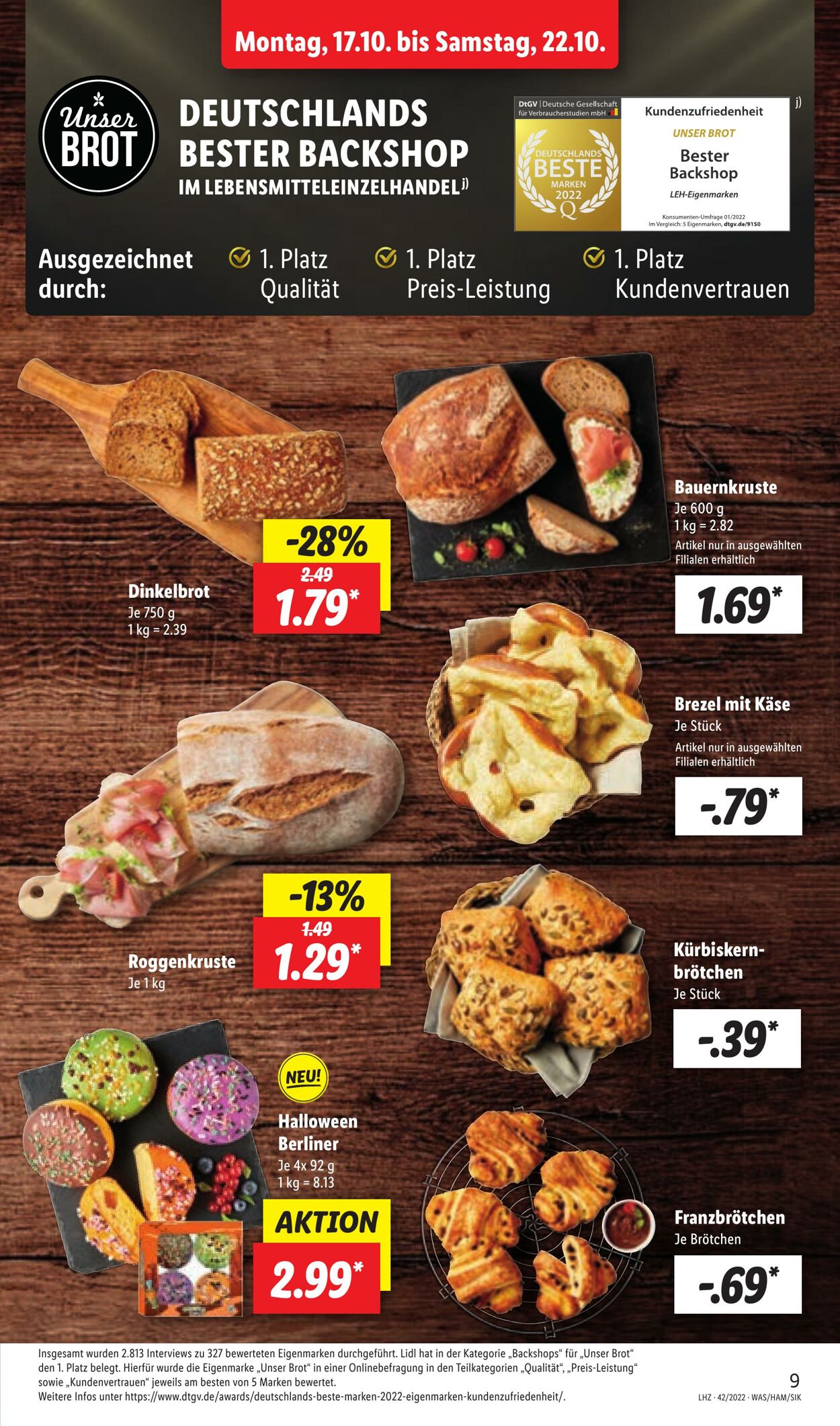 Prospekt Lidl 17.10.2022 - 22.10.2022