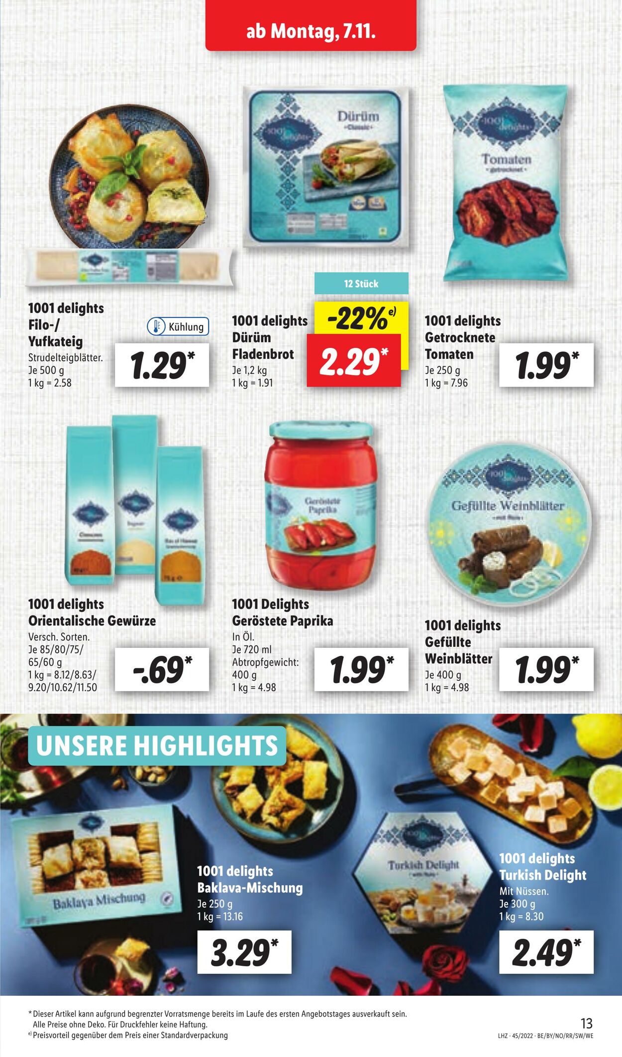 Prospekt Lidl 07.11.2022 - 12.11.2022