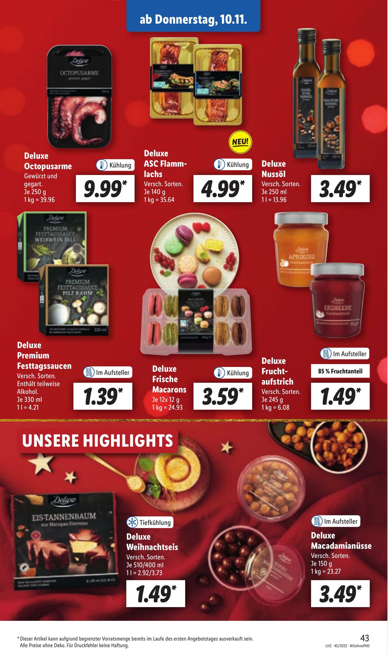 Prospekt Lidl 07.11.2022 - 12.11.2022