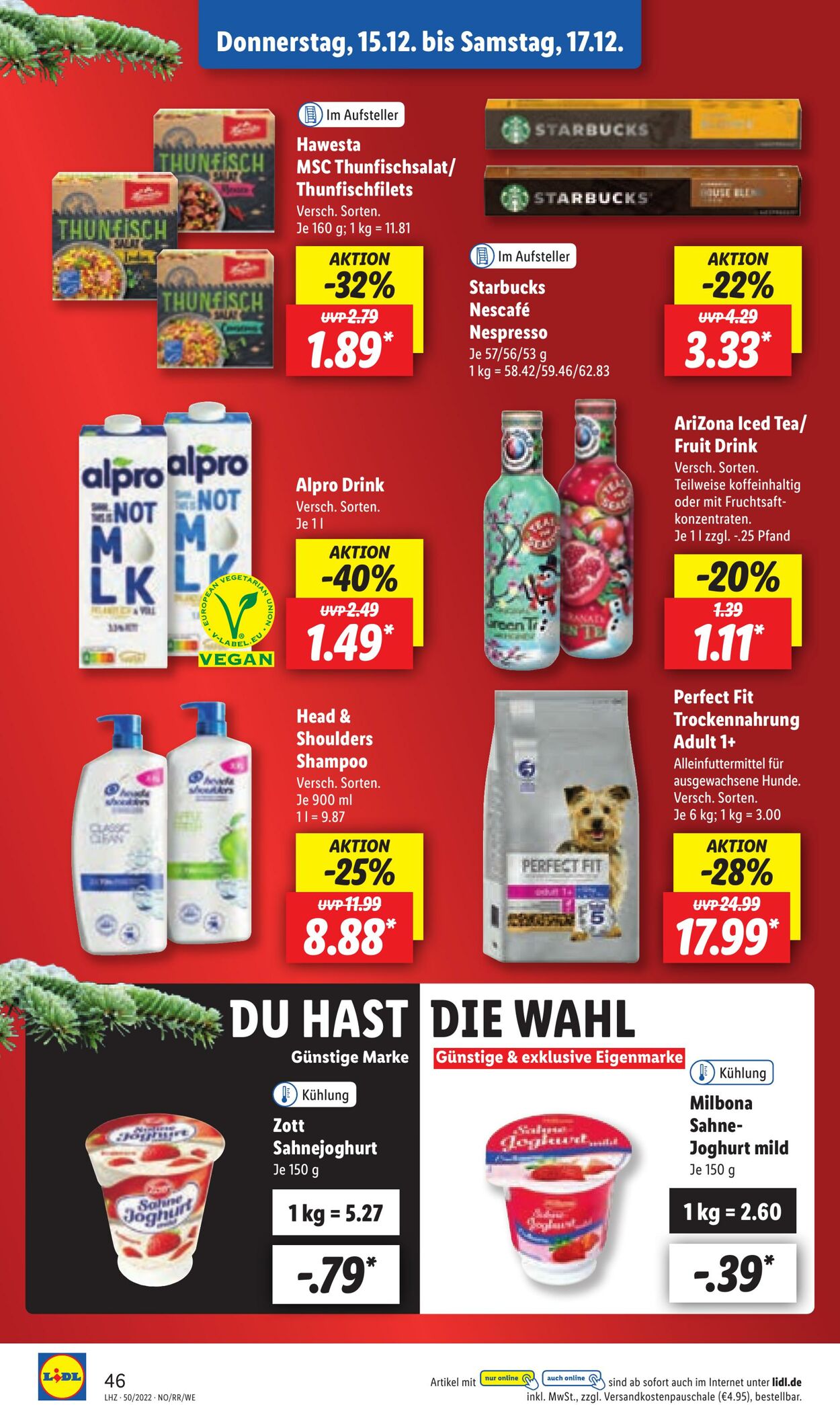 Prospekt Lidl 12.12.2022 - 17.12.2022