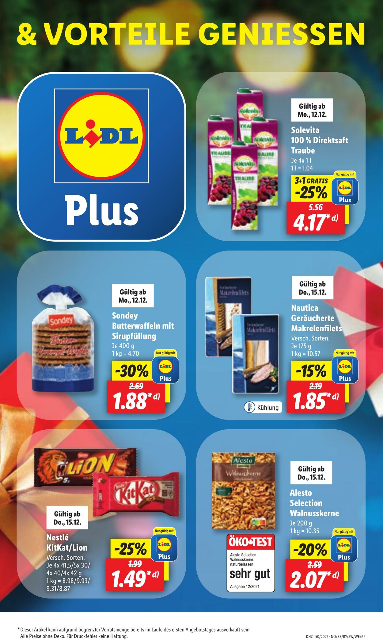 Prospekt Lidl 12.12.2022 - 17.12.2022