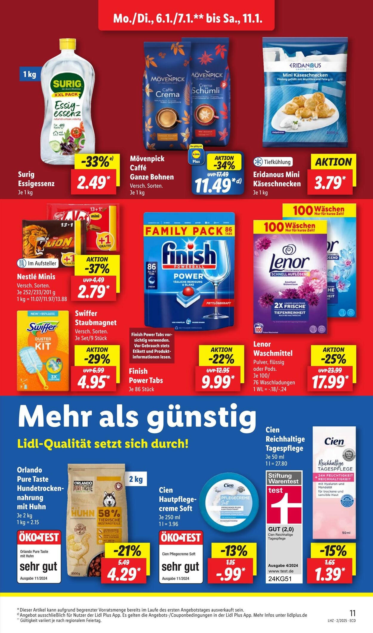 Prospekt Lidl 05.01.2025 - 11.01.2025