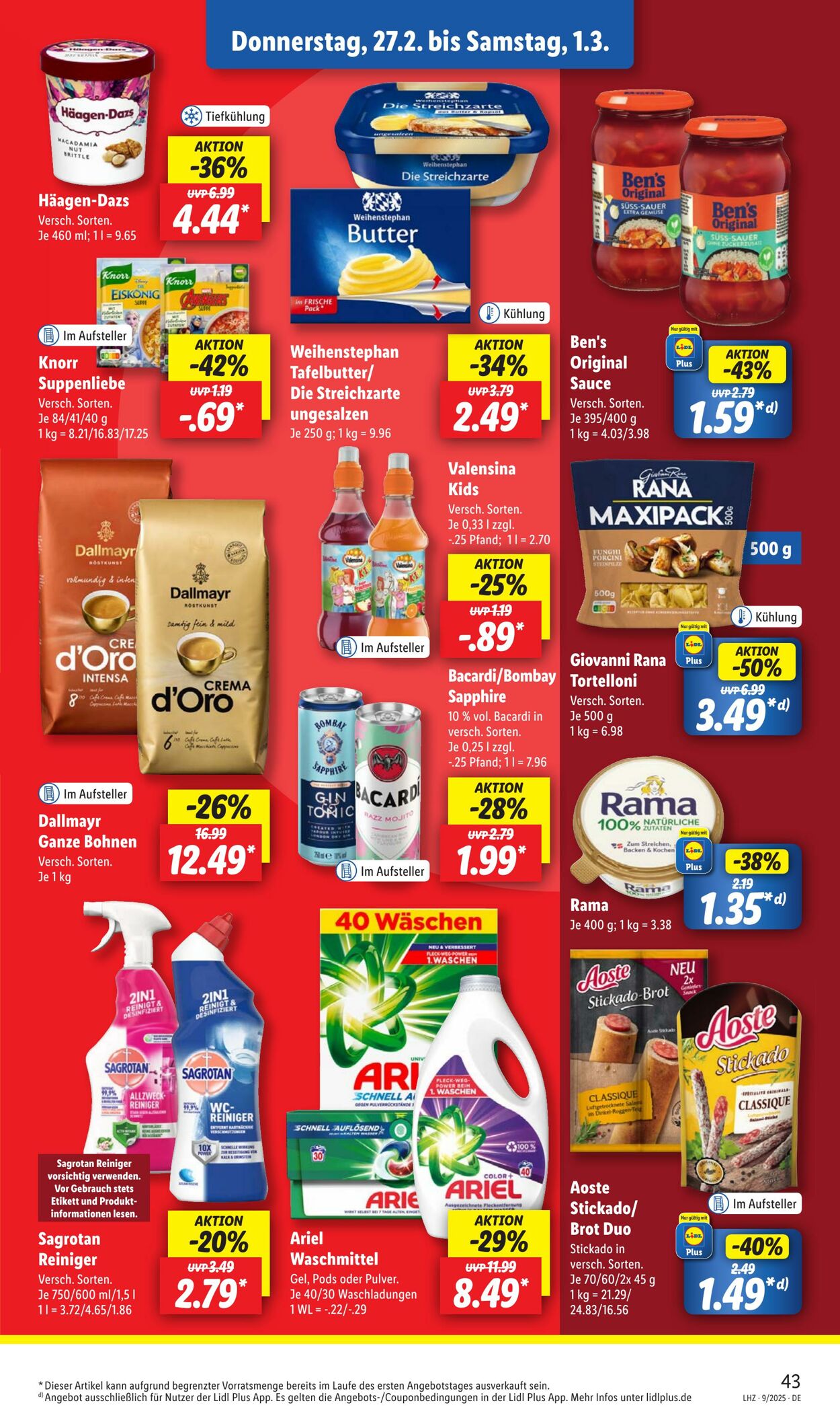 Prospekt Lidl 17.02.2025 - 03.03.2025