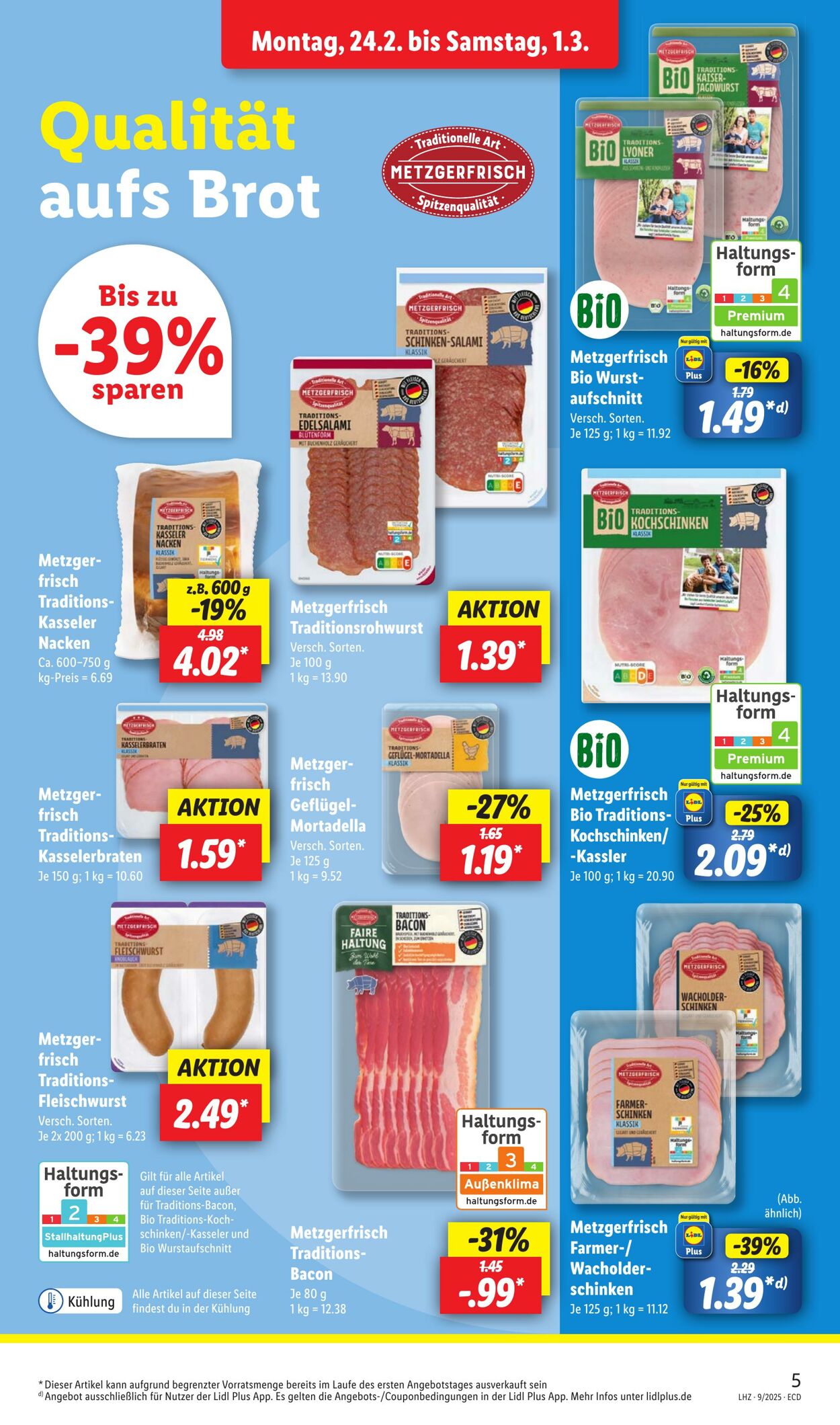 Prospekt Lidl 17.02.2025 - 03.03.2025