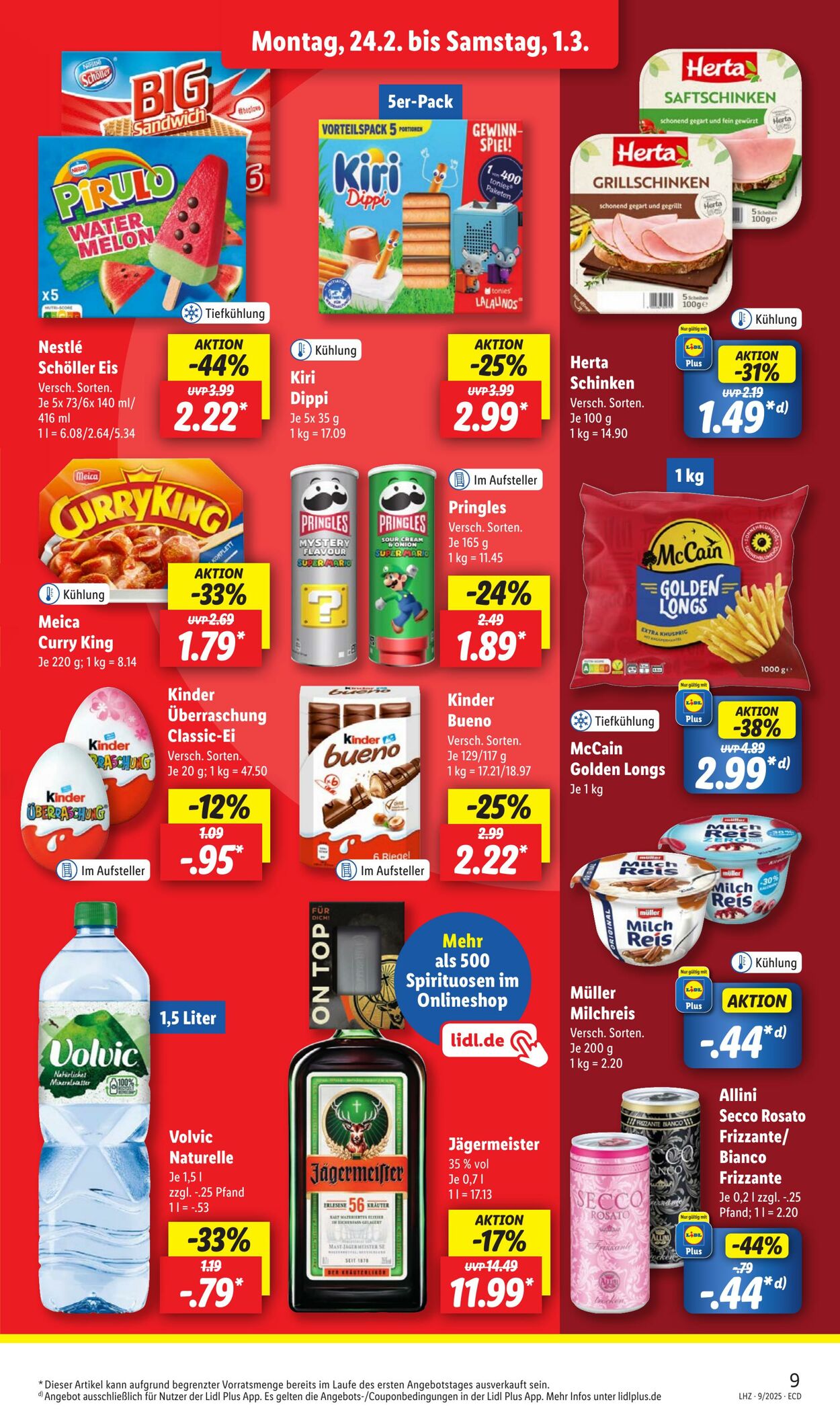 Prospekt Lidl 17.02.2025 - 03.03.2025