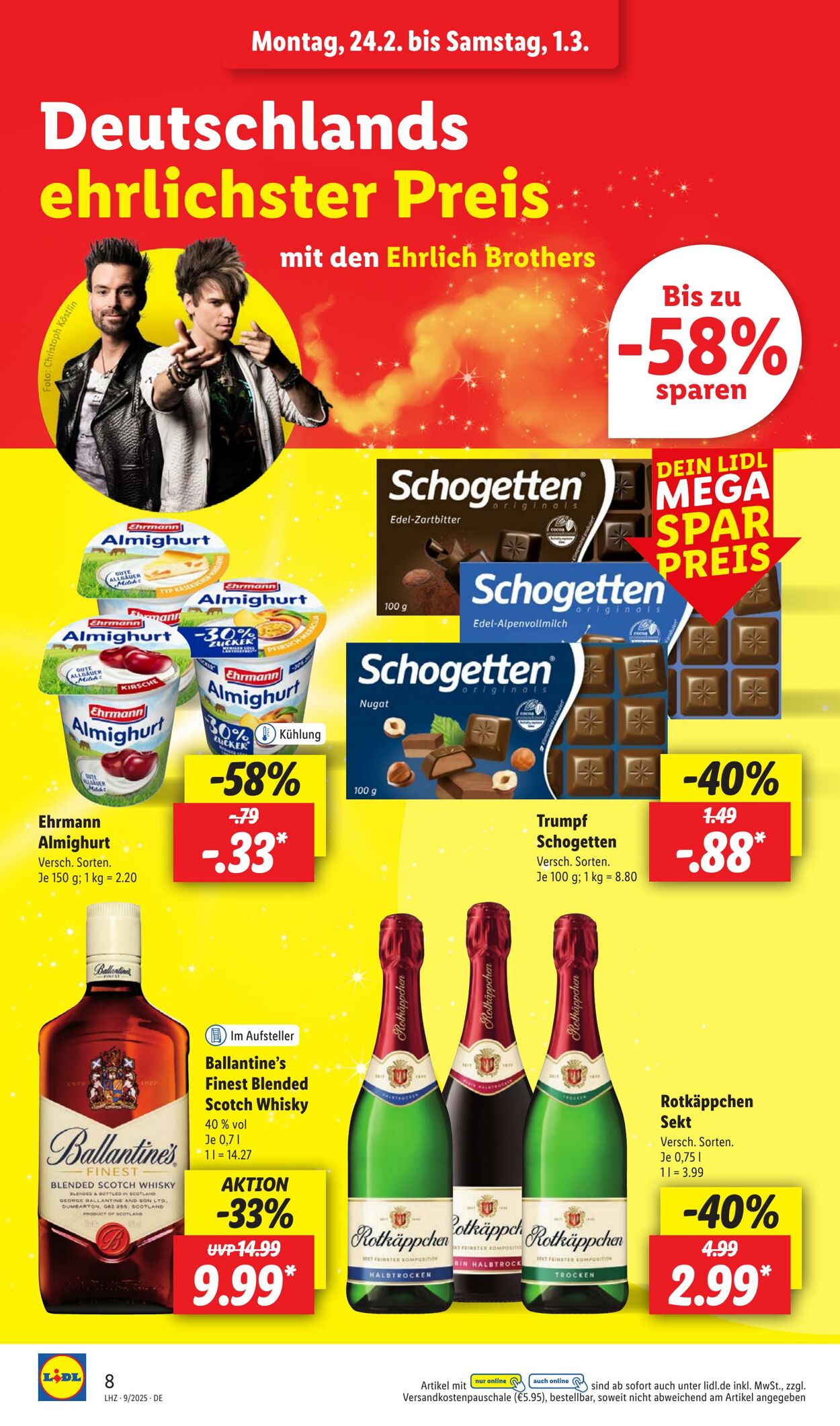 Prospekt Lidl 17.02.2025 - 03.03.2025