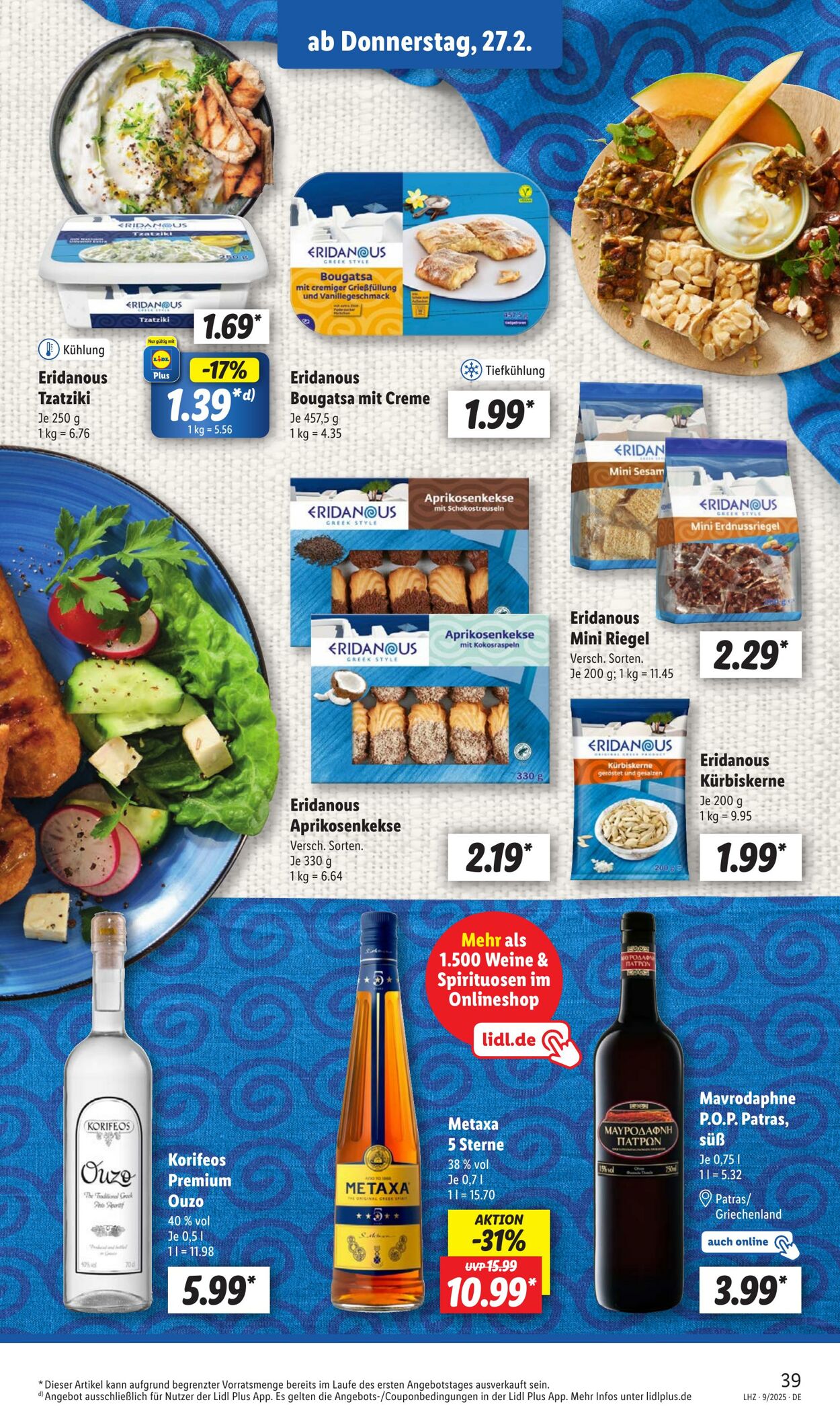 Prospekt Lidl 17.02.2025 - 03.03.2025