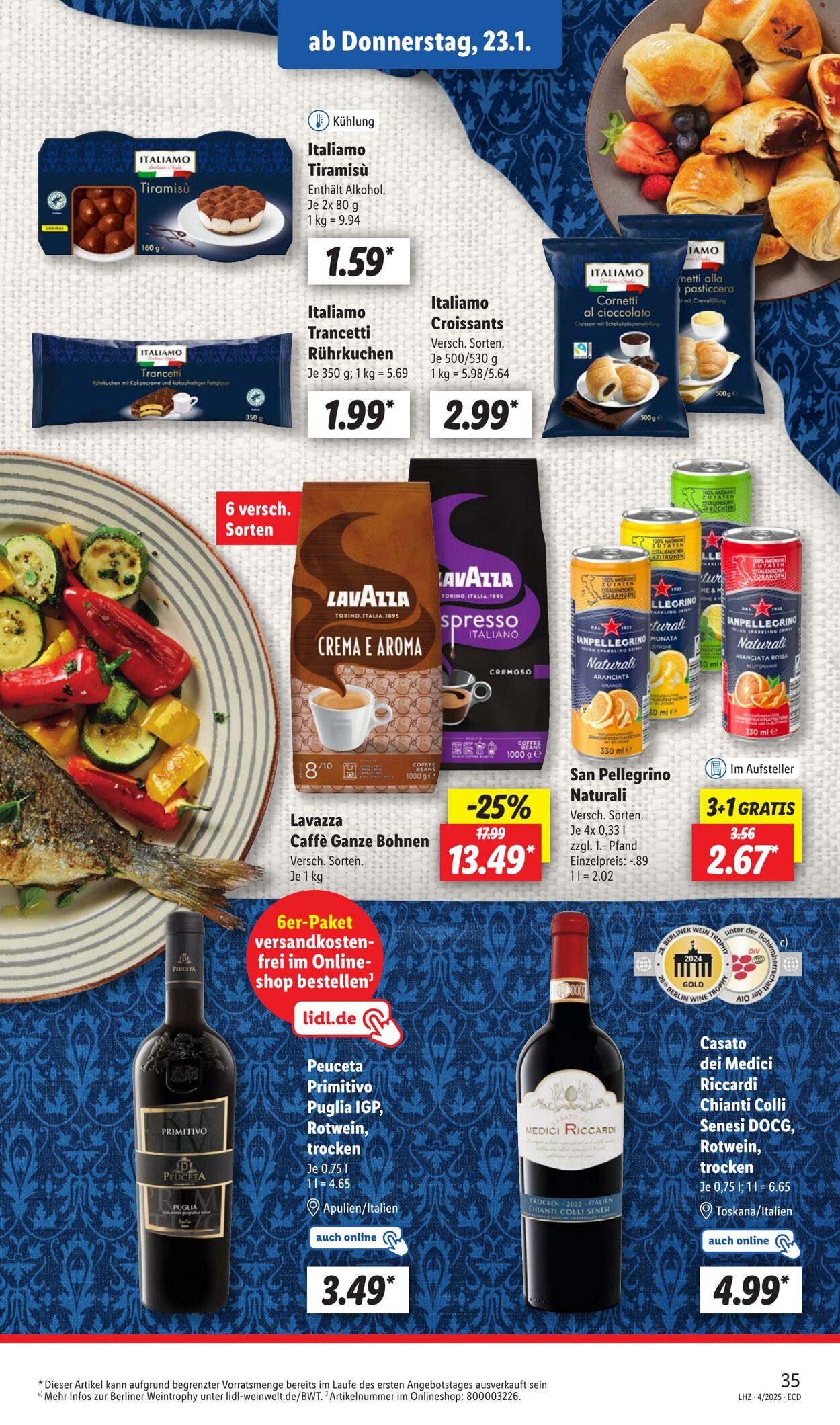 Prospekt Lidl 20.01.2025 - 26.01.2025