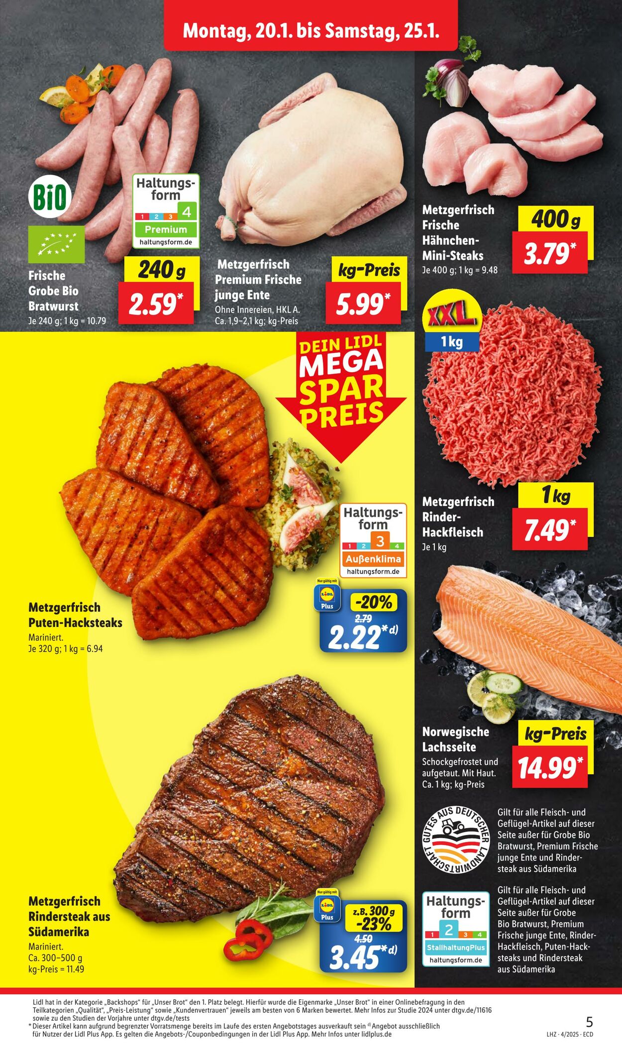 Prospekt Lidl 20.01.2025 - 26.01.2025