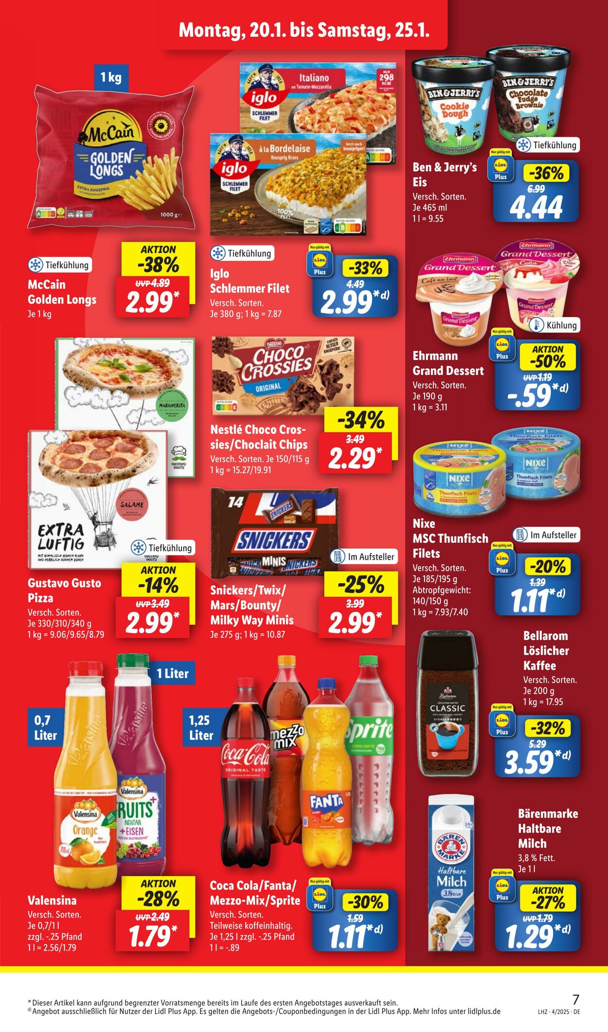 Prospekt Lidl 20.01.2025 - 26.01.2025