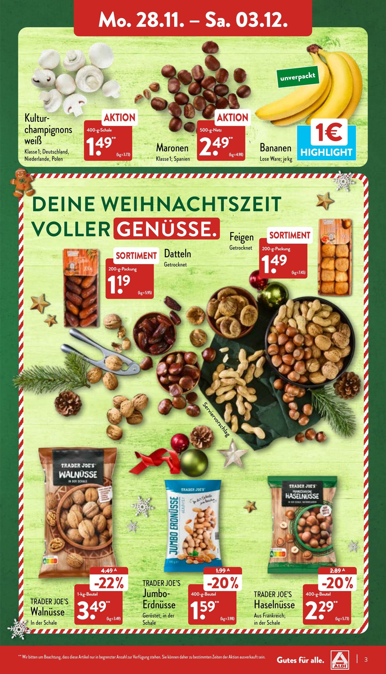 Prospekt Aldi-Nord 28.11.2022 - 03.12.2022