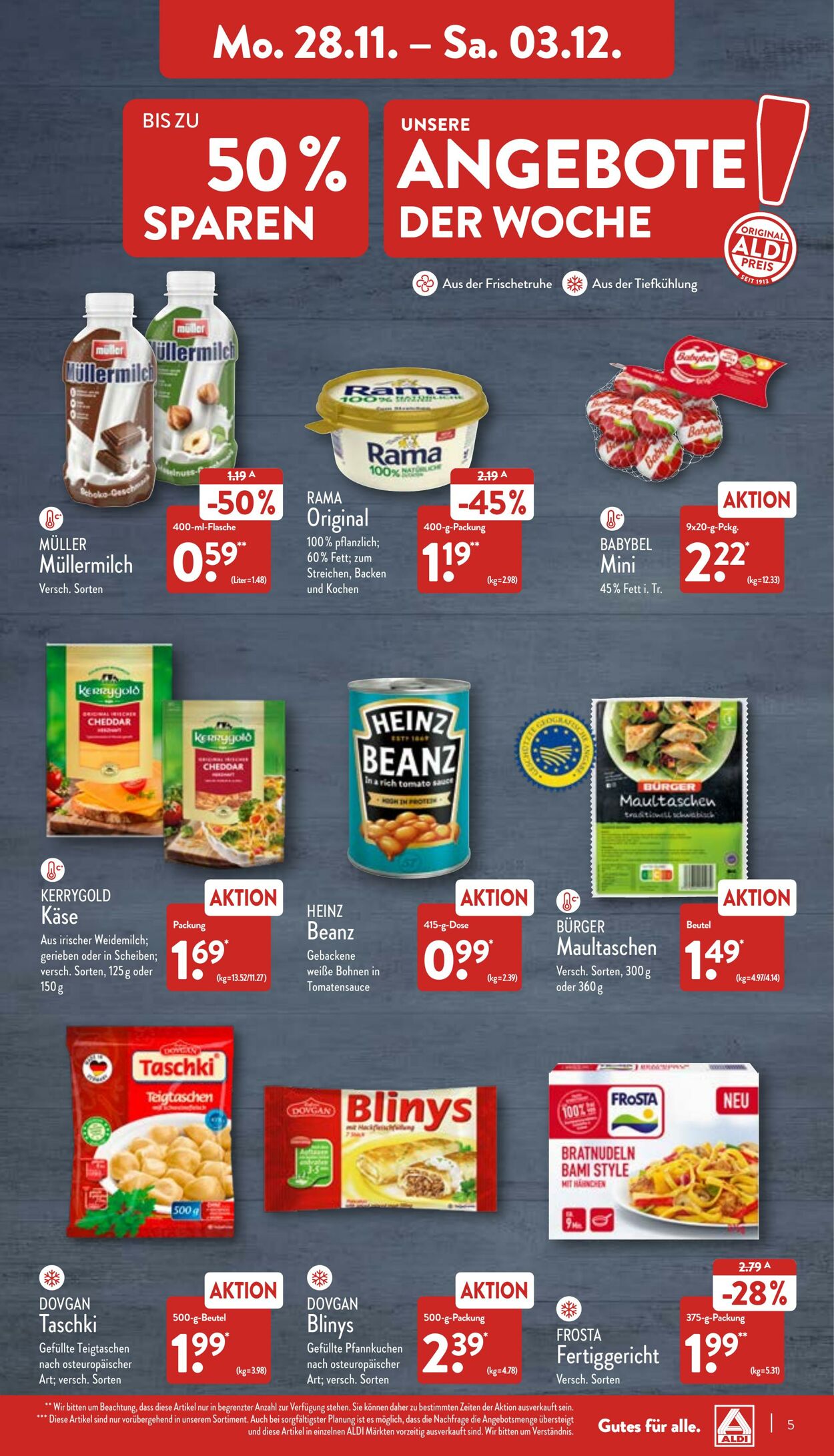 Prospekt Aldi-Nord 28.11.2022 - 03.12.2022