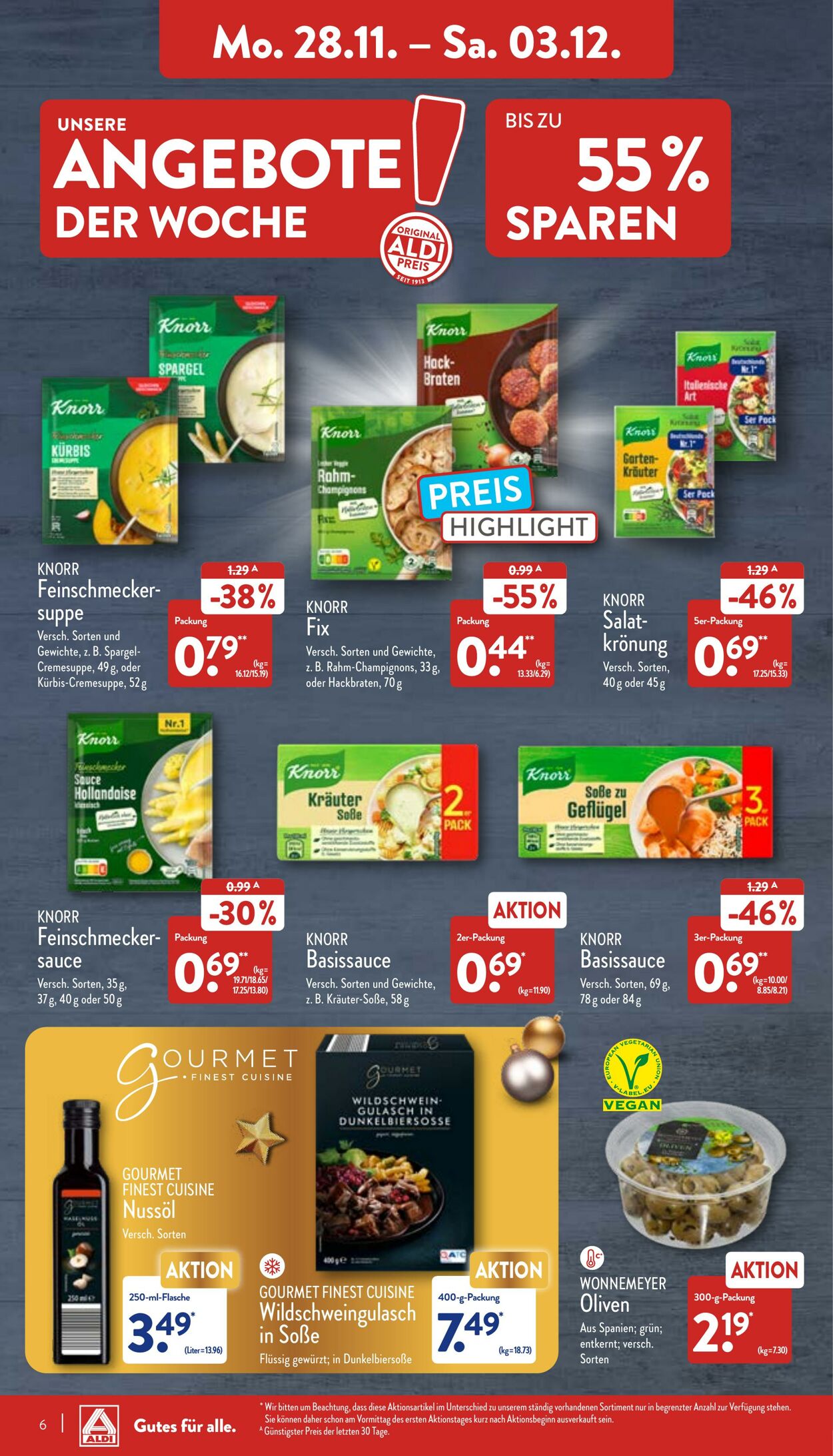 Prospekt Aldi-Nord 28.11.2022 - 03.12.2022