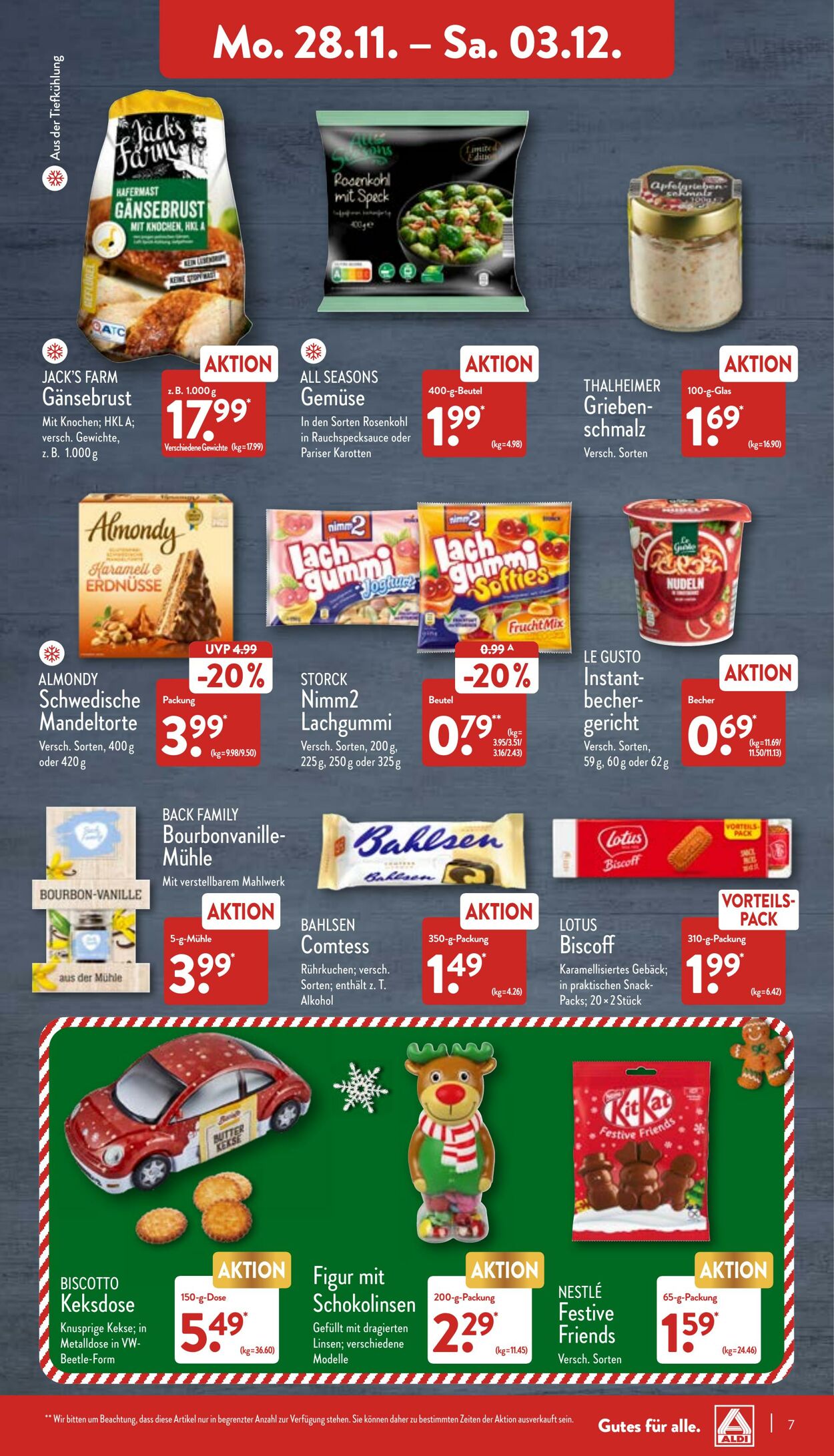 Prospekt Aldi-Nord 28.11.2022 - 03.12.2022