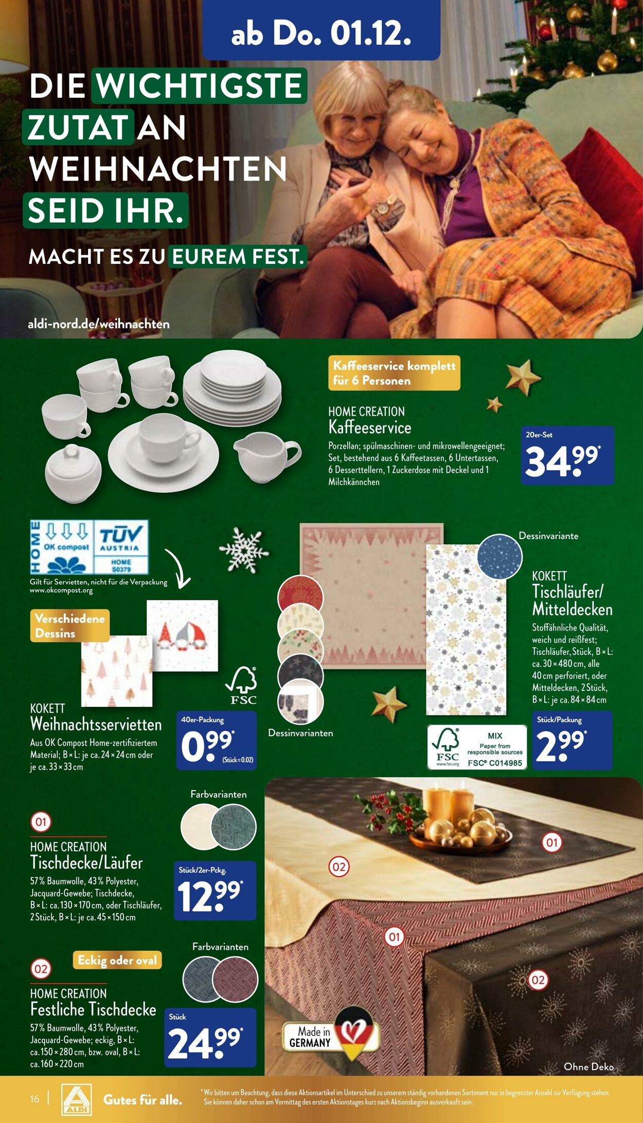 Prospekt Aldi-Nord 28.11.2022 - 03.12.2022