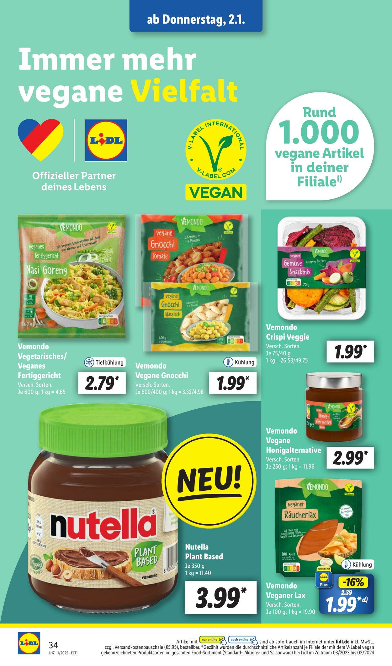 Prospekt Lidl 30.12.2024 - 04.01.2025