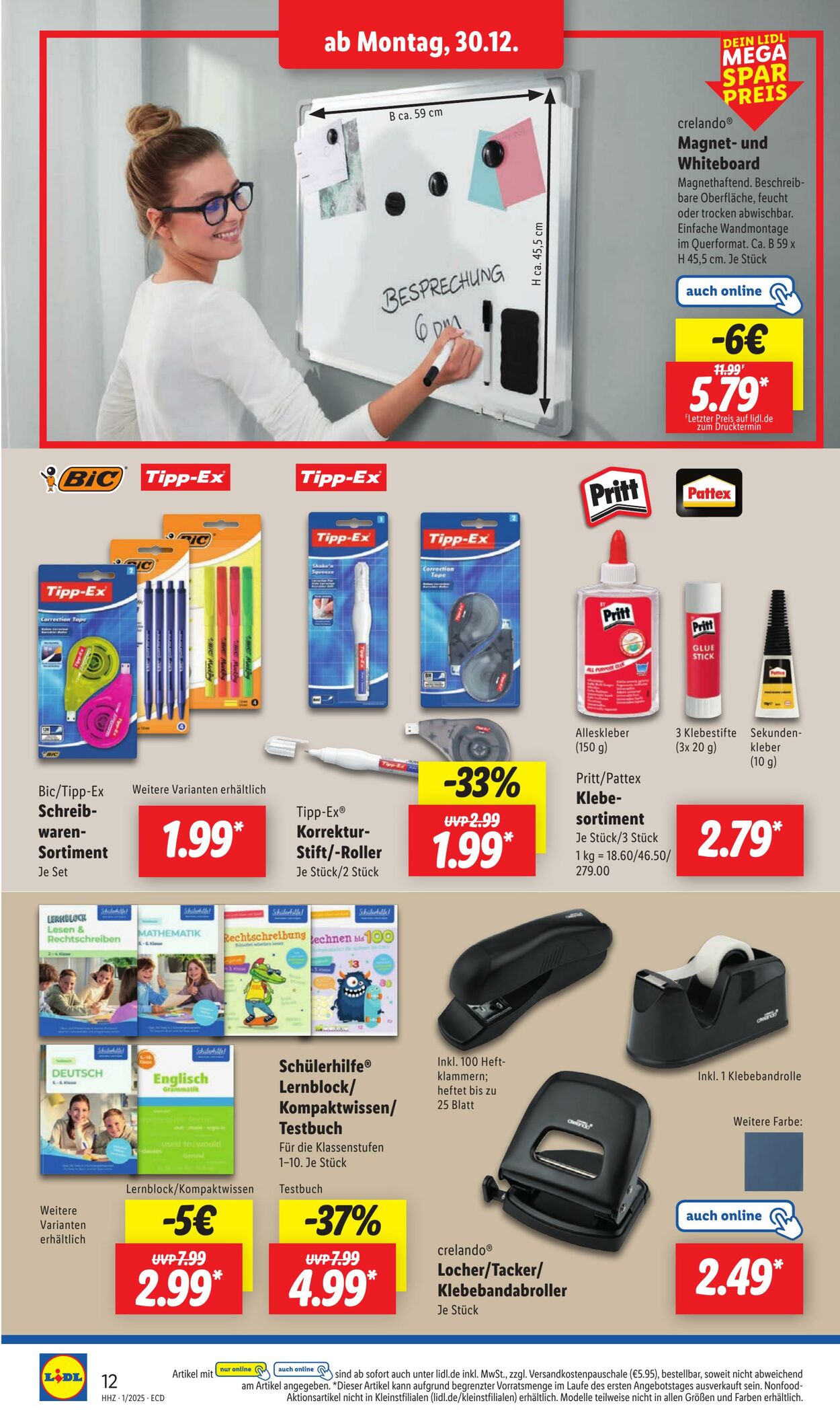 Prospekt Lidl 30.12.2024 - 04.01.2025