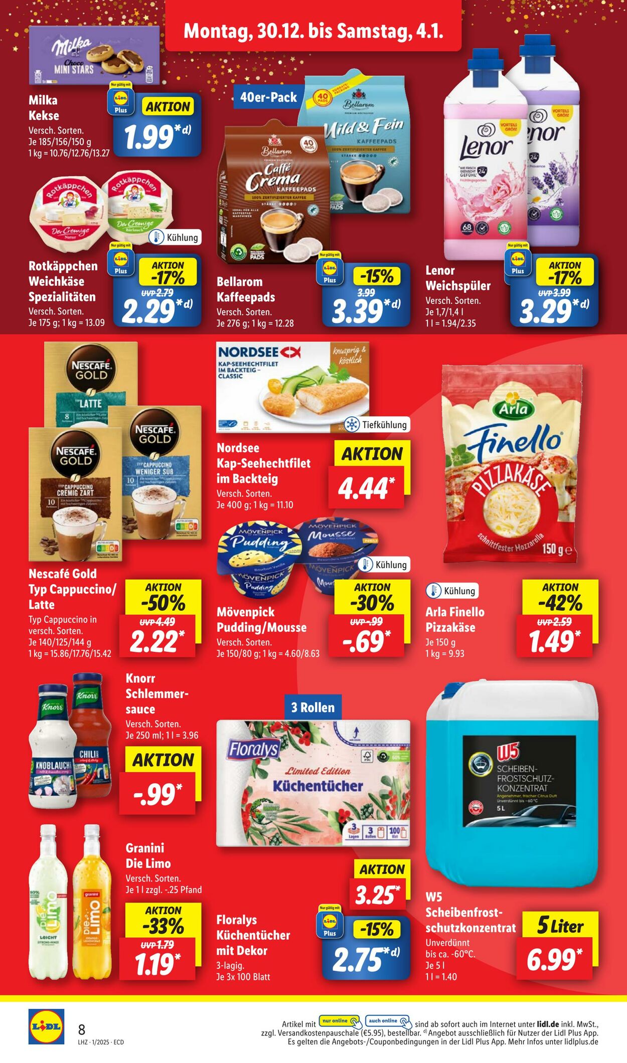 Prospekt Lidl 30.12.2024 - 04.01.2025