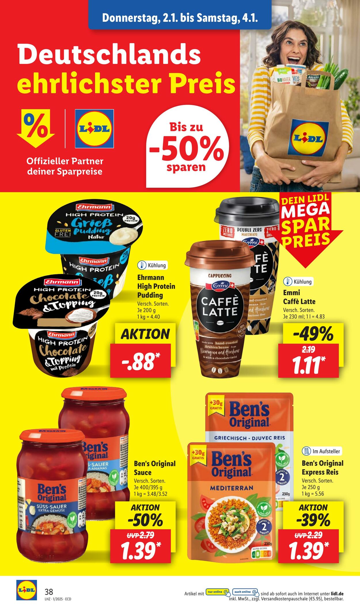 Prospekt Lidl 30.12.2024 - 04.01.2025