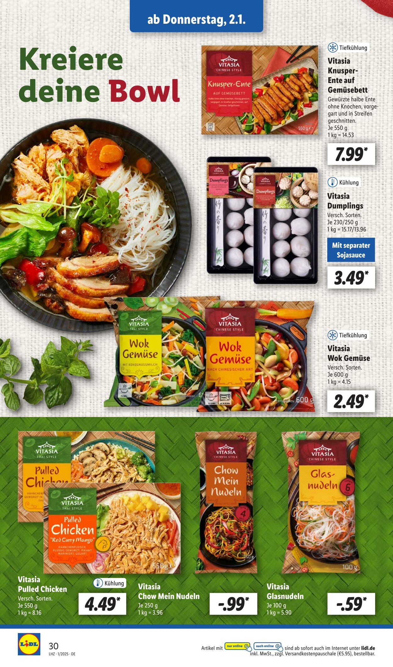 Prospekt Lidl 30.12.2024 - 04.01.2025