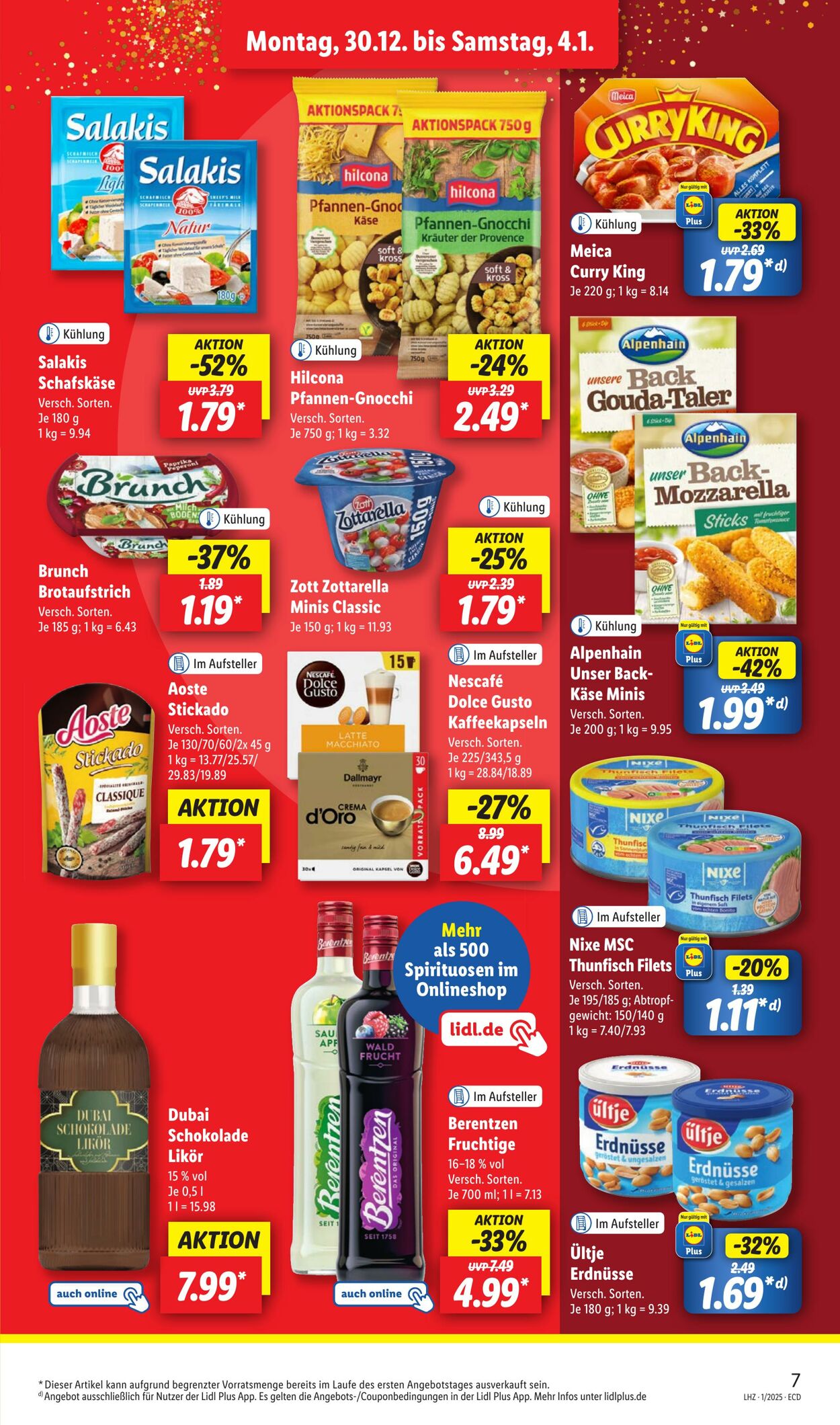 Prospekt Lidl 30.12.2024 - 04.01.2025