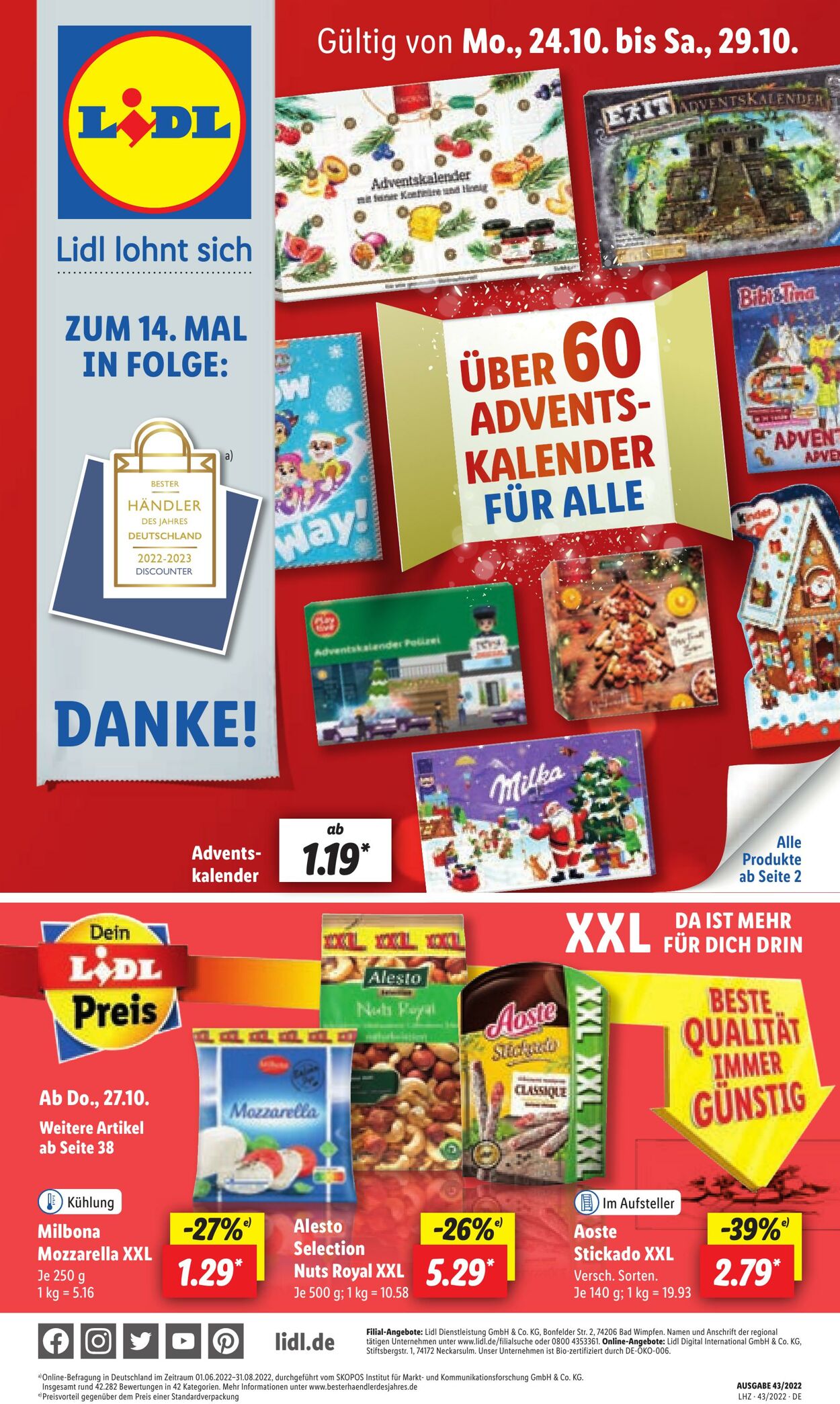 Prospekt Lidl 24.10.2022 - 29.10.2022