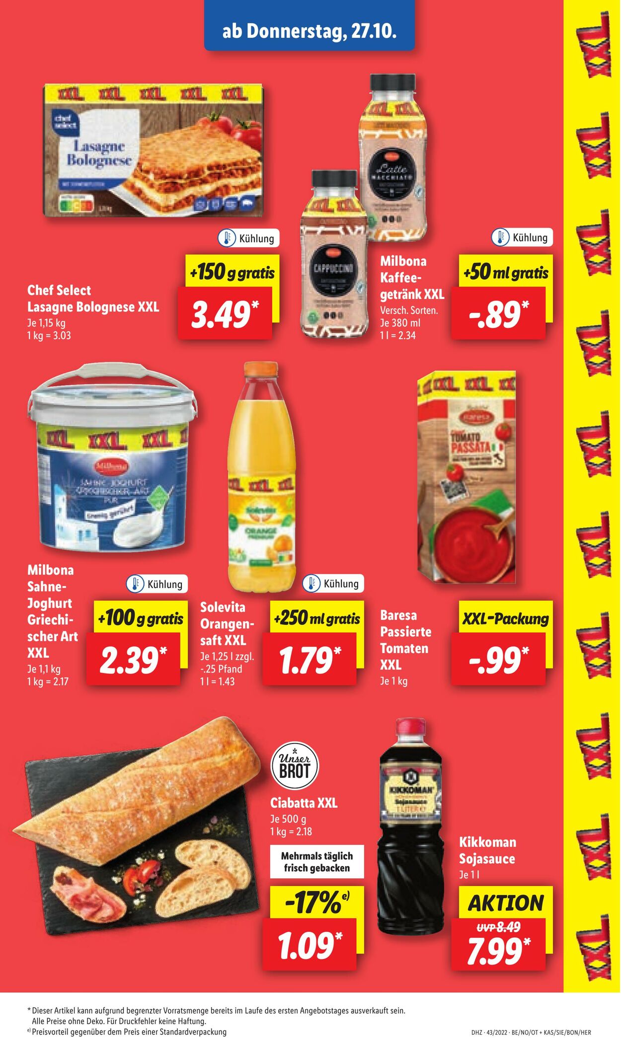 Prospekt Lidl 24.10.2022 - 29.10.2022