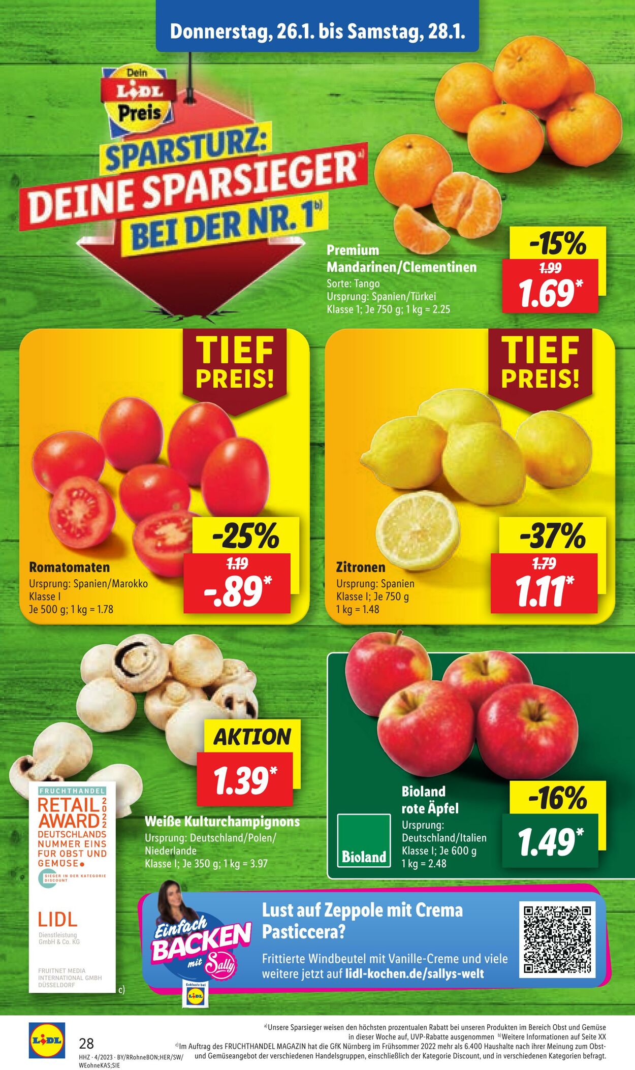 Prospekt Lidl 23.01.2023 - 28.01.2023