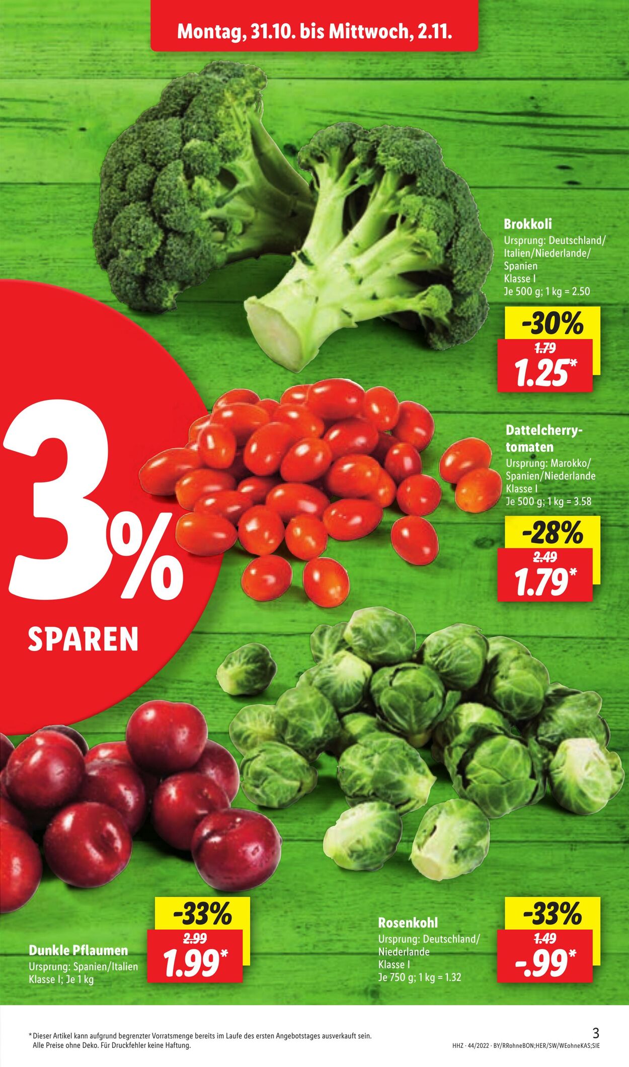 Prospekt Lidl 31.10.2022 - 05.11.2022