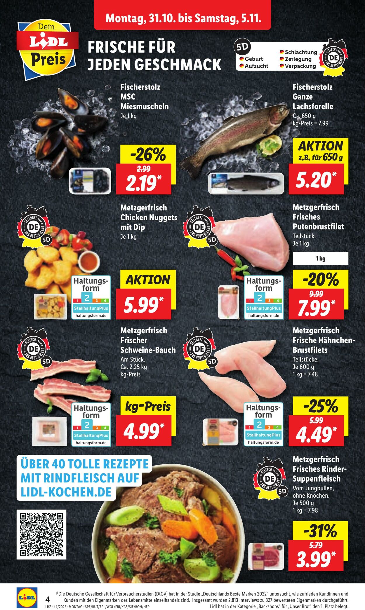 Prospekt Lidl 31.10.2022 - 05.11.2022