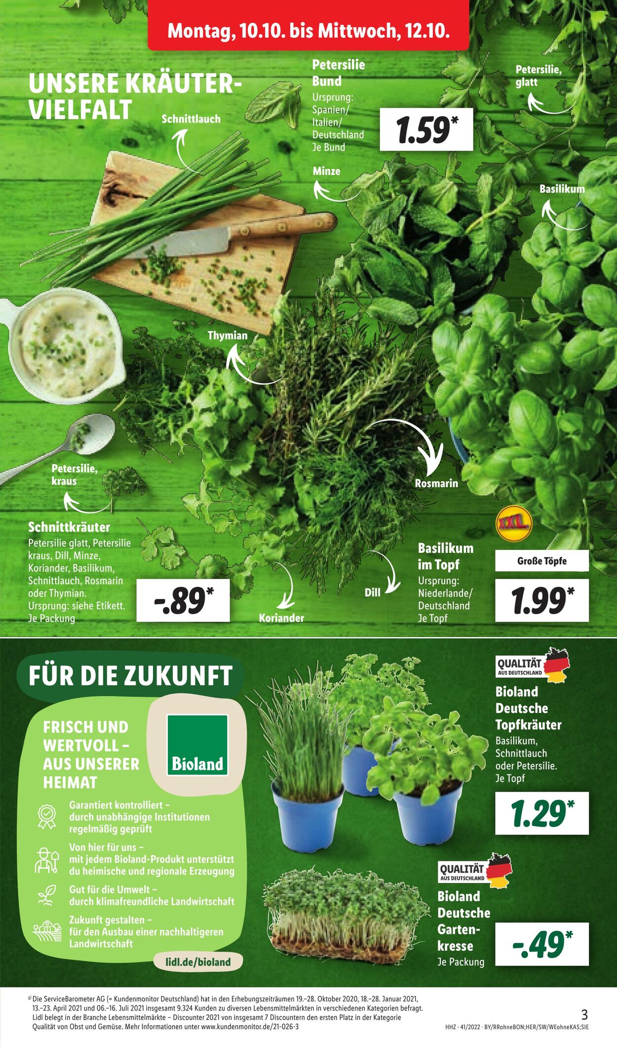 Prospekt Lidl 10.10.2022 - 15.10.2022