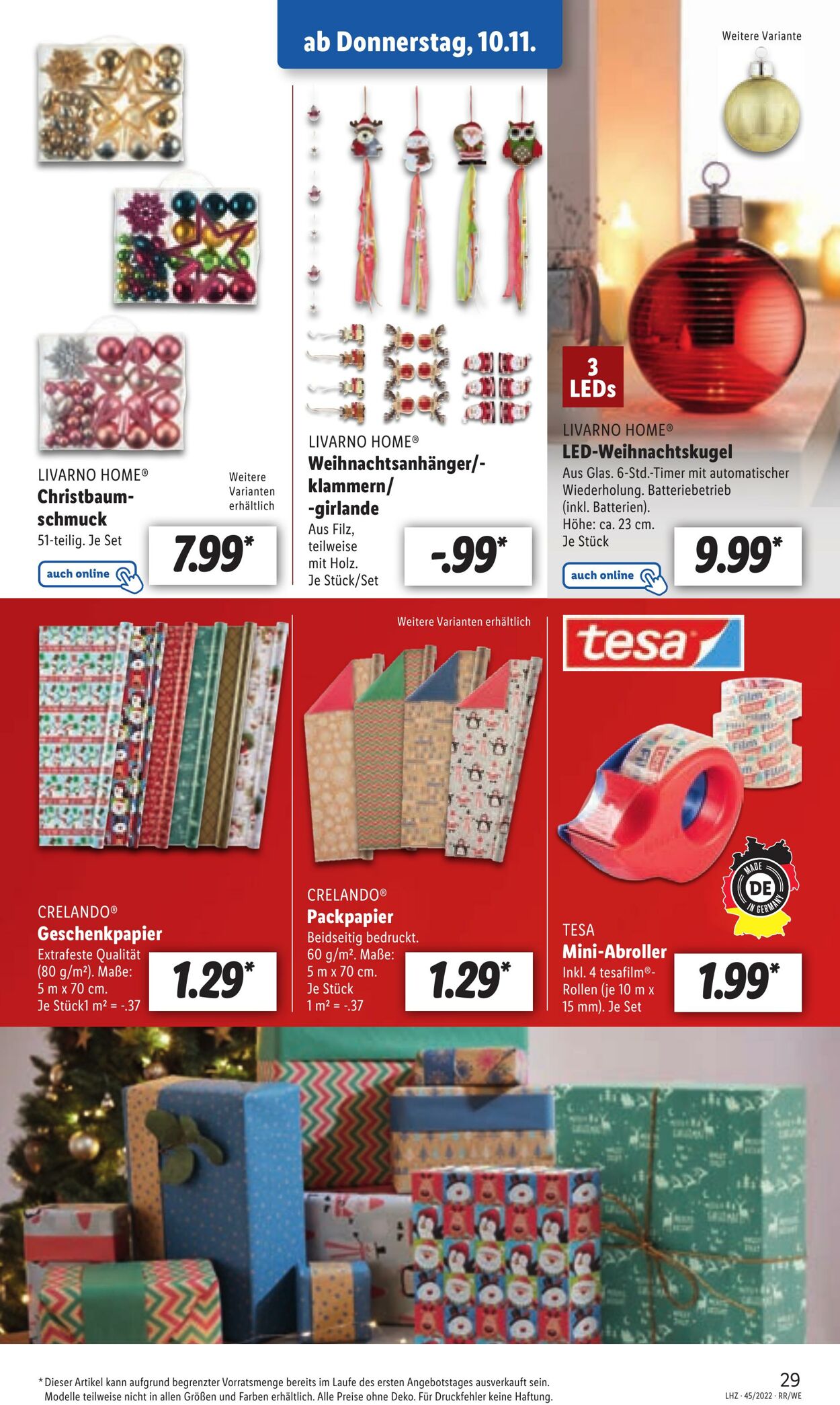 Prospekt Lidl 07.11.2022 - 12.11.2022